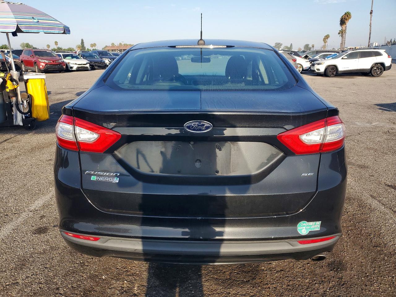 2014 Ford Fusion Se Phev Black vin: 3FA6P0PU2ER111516