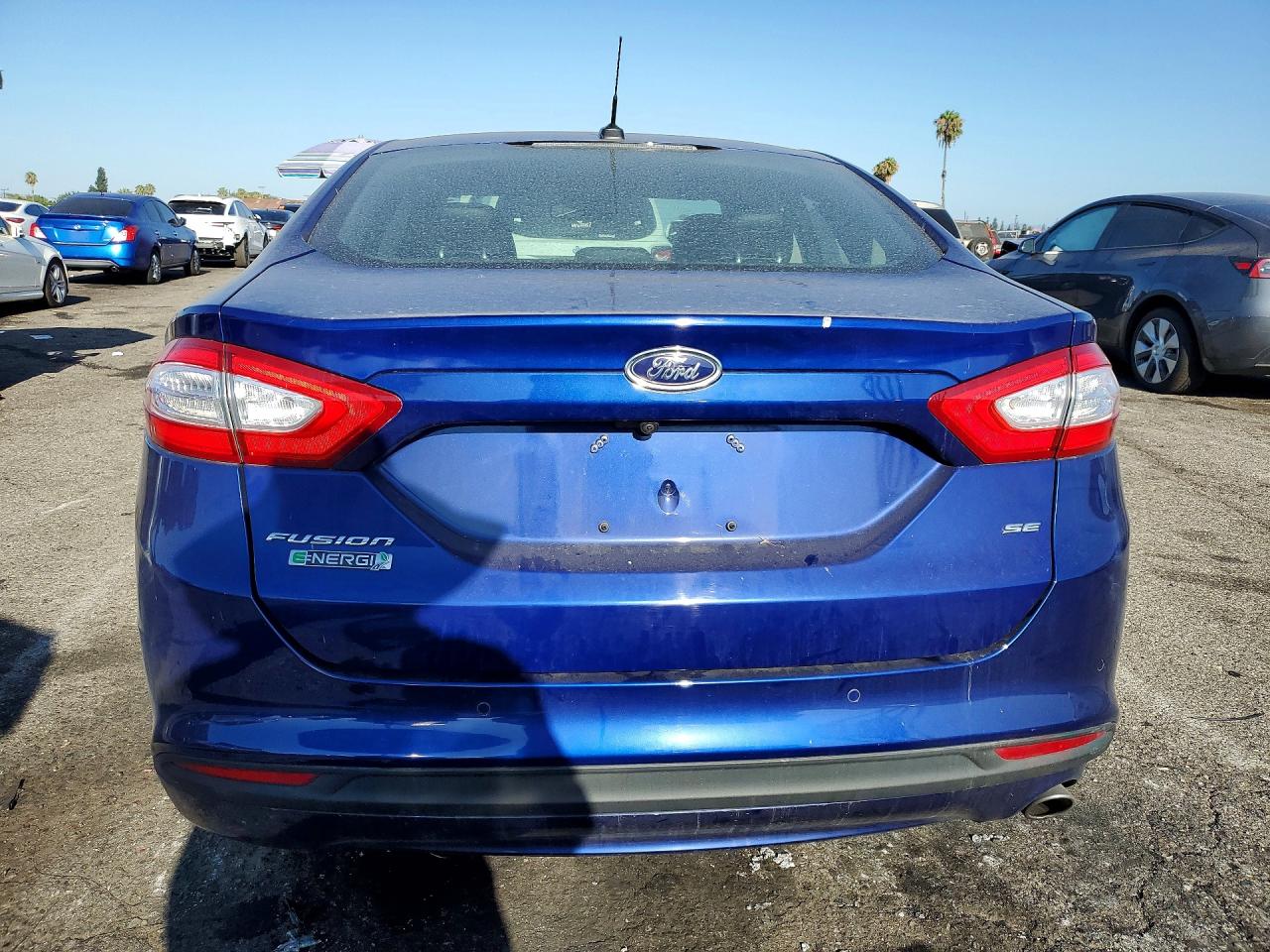 2014 Ford Fusion Se Phev Blue vin: 3FA6P0PU2ER298868