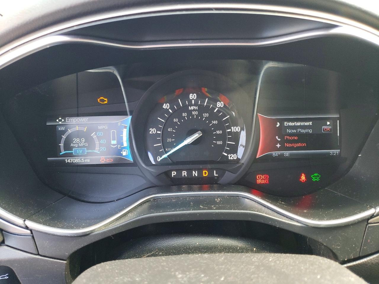 2014 Ford Fusion Se Phev Red vin: 3FA6P0PU2ER382625