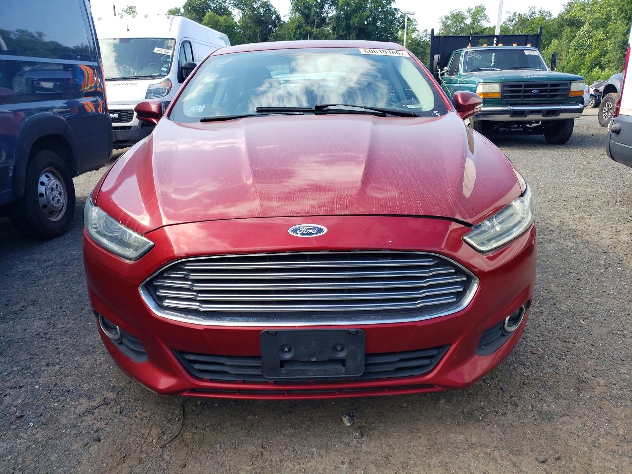 2014 Ford Fusion Se Phev Red vin: 3FA6P0PU2ER382625