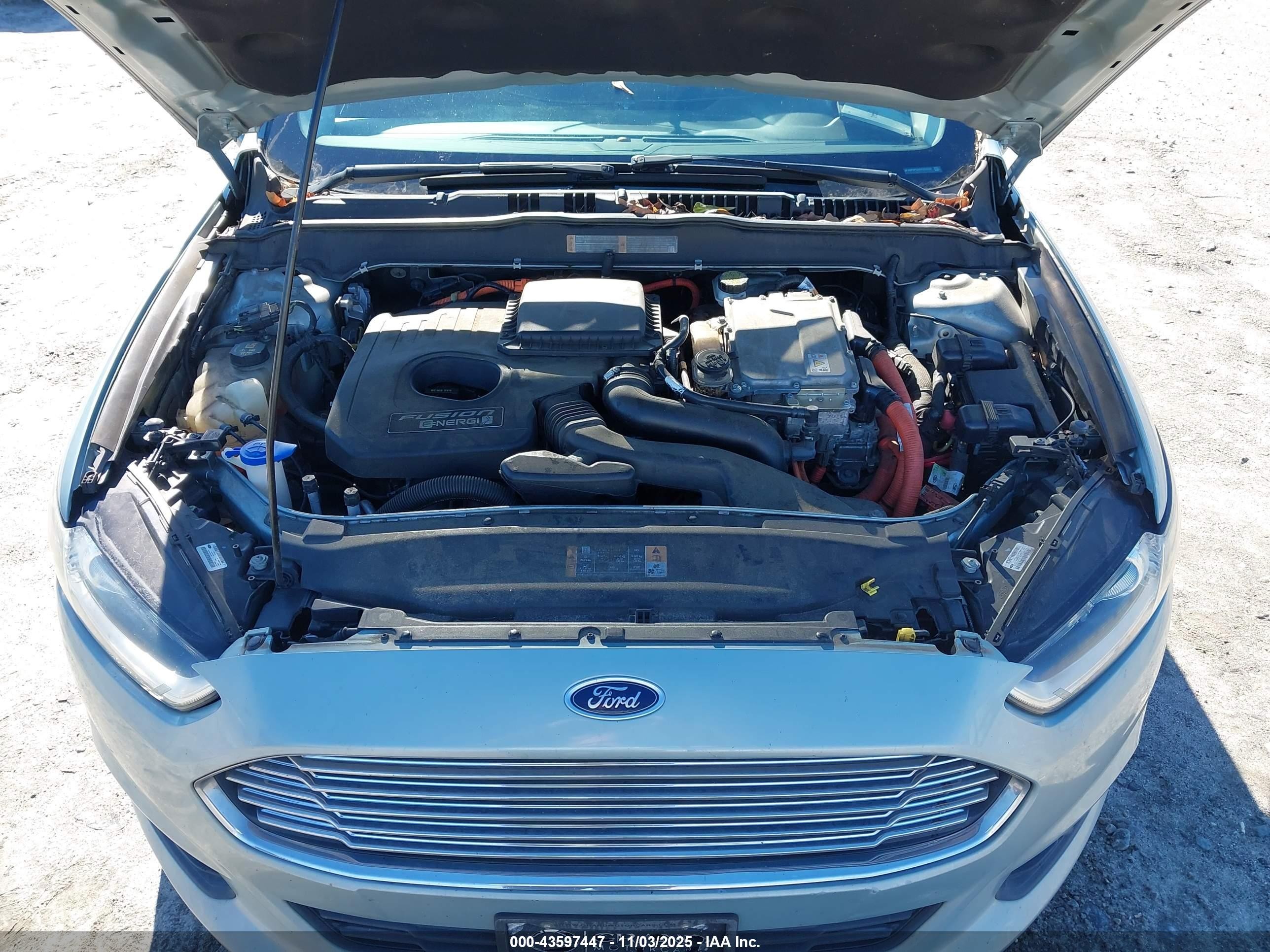 2013 Ford Fusion Energi Se Luxury Green vin: 3FA6P0PU3DR252237