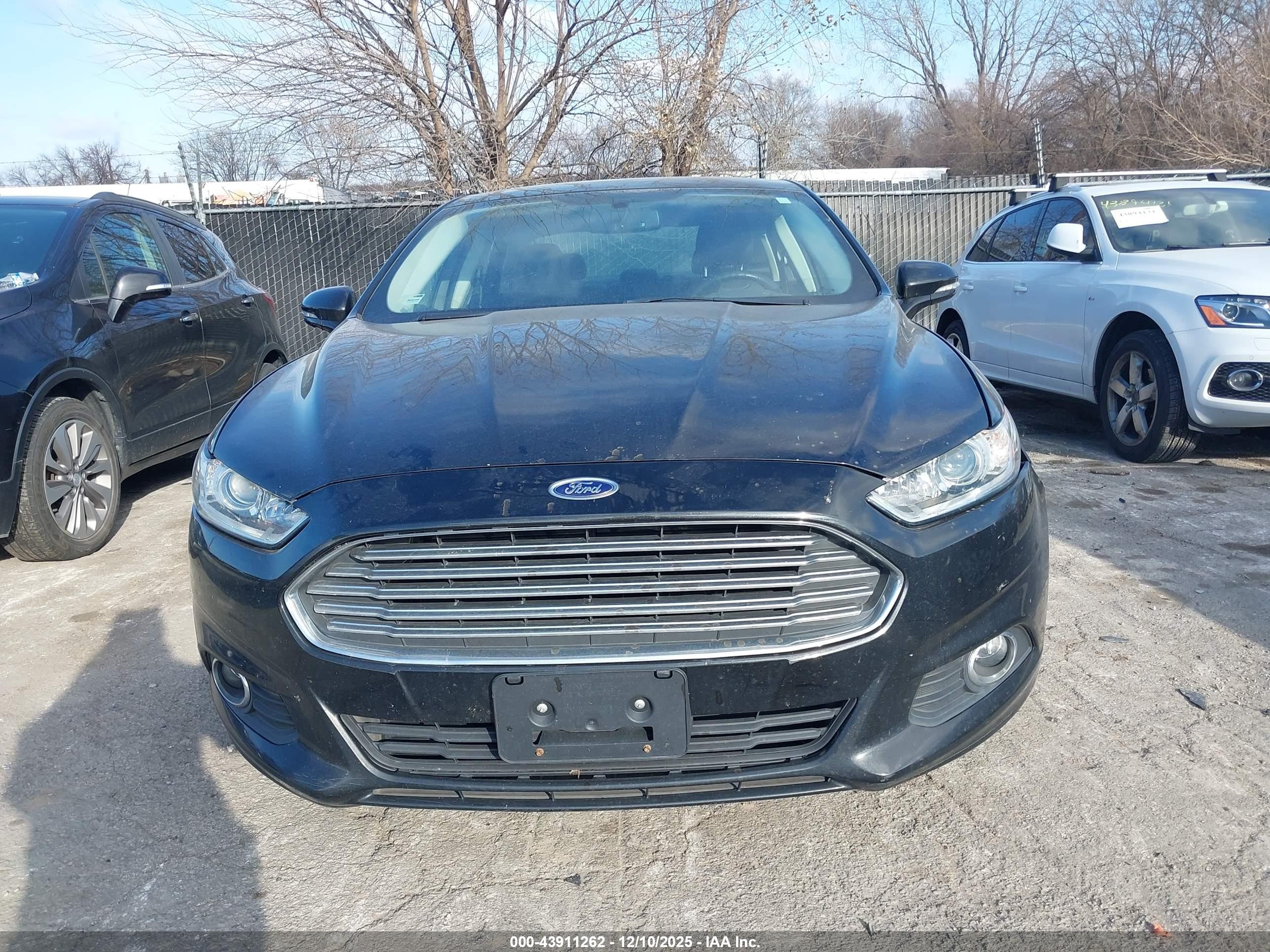 2015 Ford Fusion Energi Se Luxury Black vin: 3FA6P0PU3FR144574