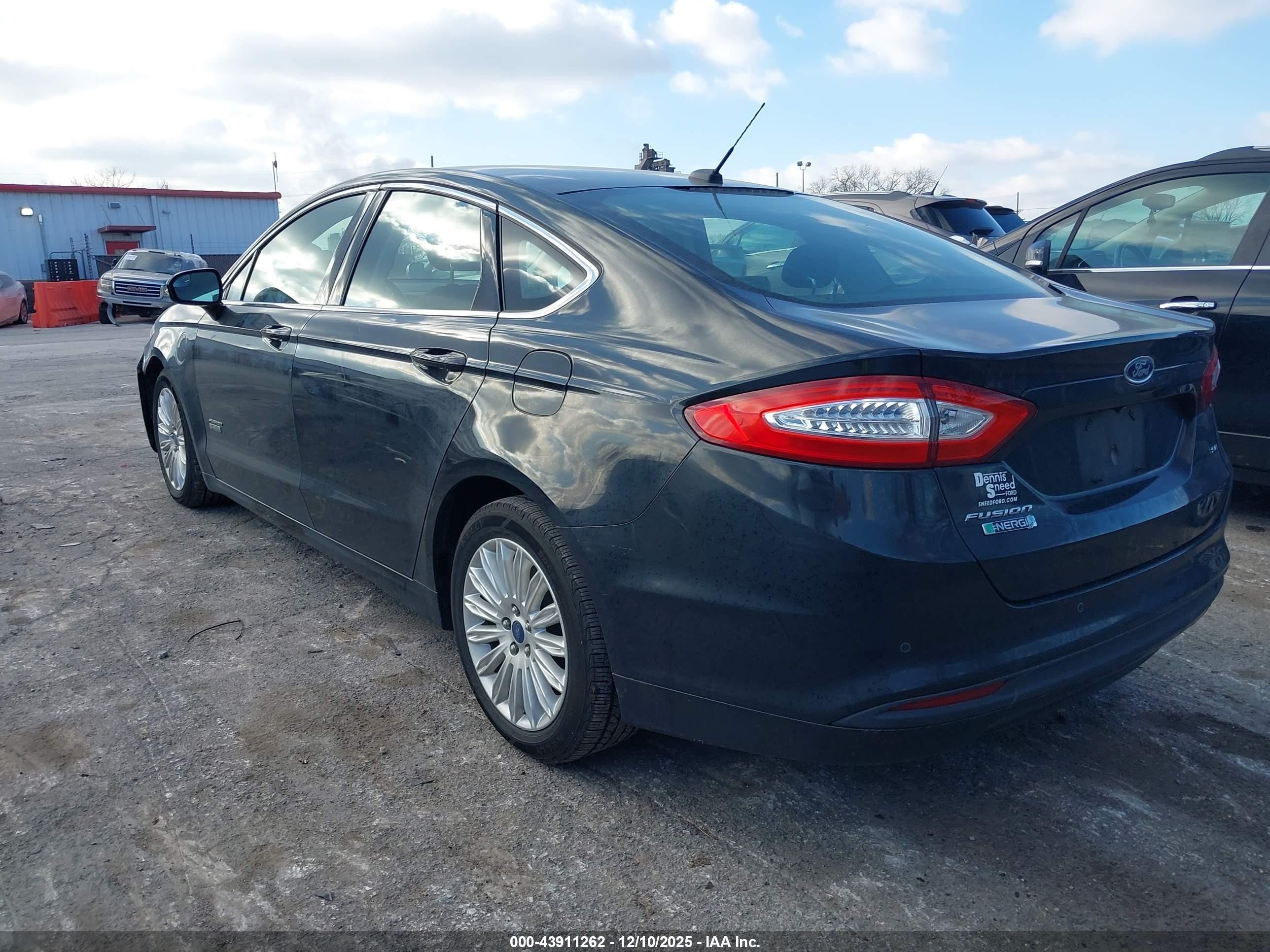 2015 Ford Fusion Energi Se Luxury Black vin: 3FA6P0PU3FR144574