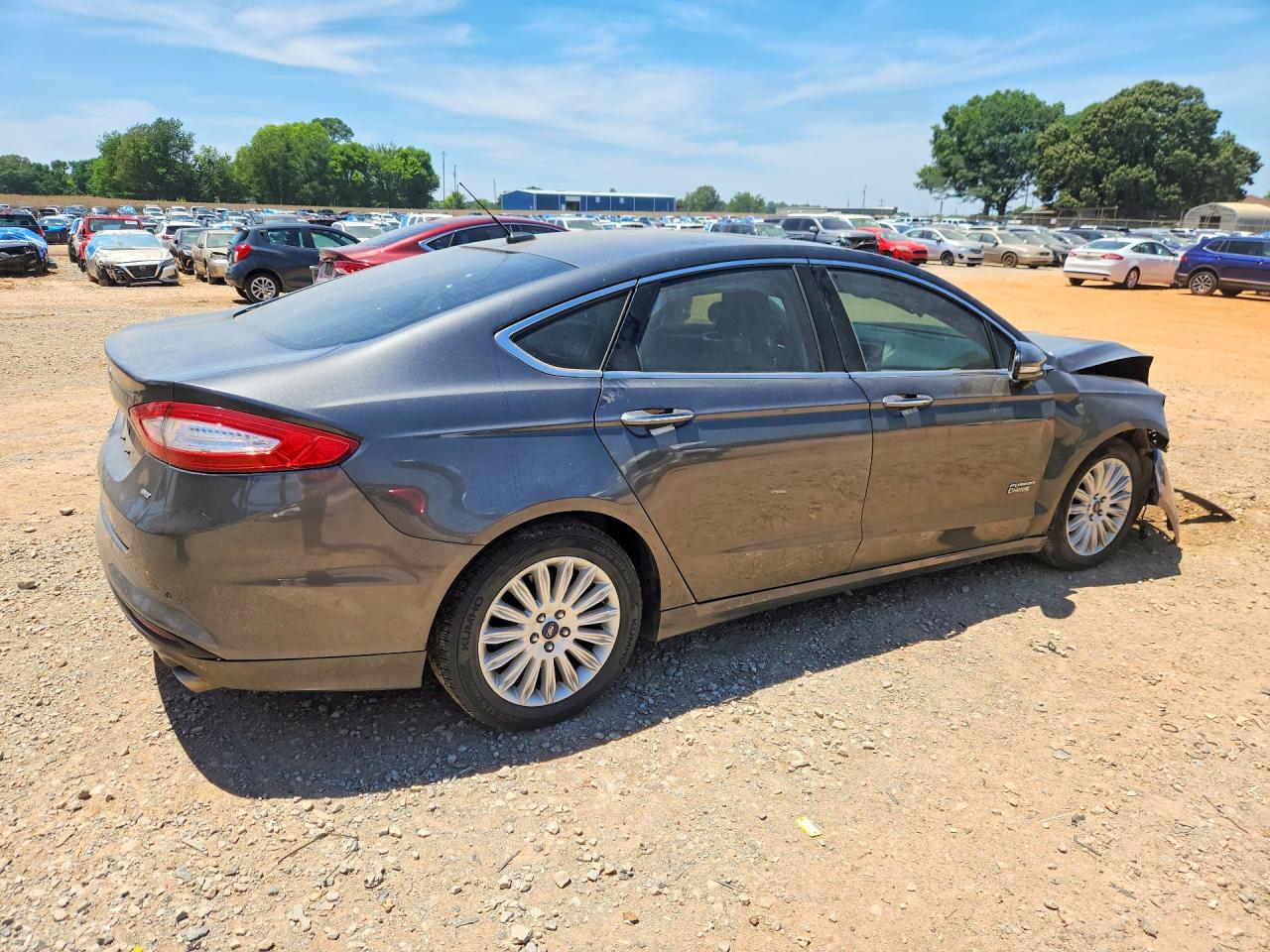 2015 Ford Fusion Se Phev Gray vin: 3FA6P0PU3FR307613