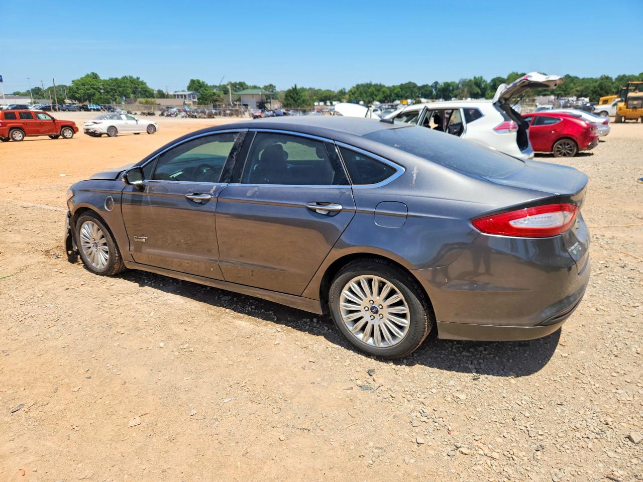 2015 Ford Fusion Se Phev Gray vin: 3FA6P0PU3FR307613