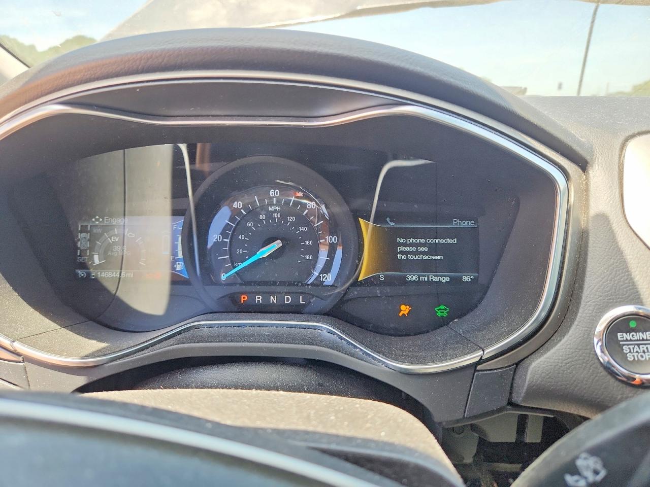 2015 Ford Fusion Se Phev Gray vin: 3FA6P0PU3FR307613