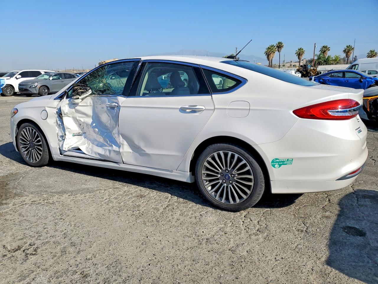 2017 Ford Fusion Se Phev Black vin: 3FA6P0PU3HR157991