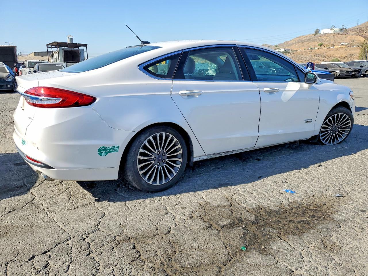 2017 Ford Fusion Se Phev Black vin: 3FA6P0PU3HR157991