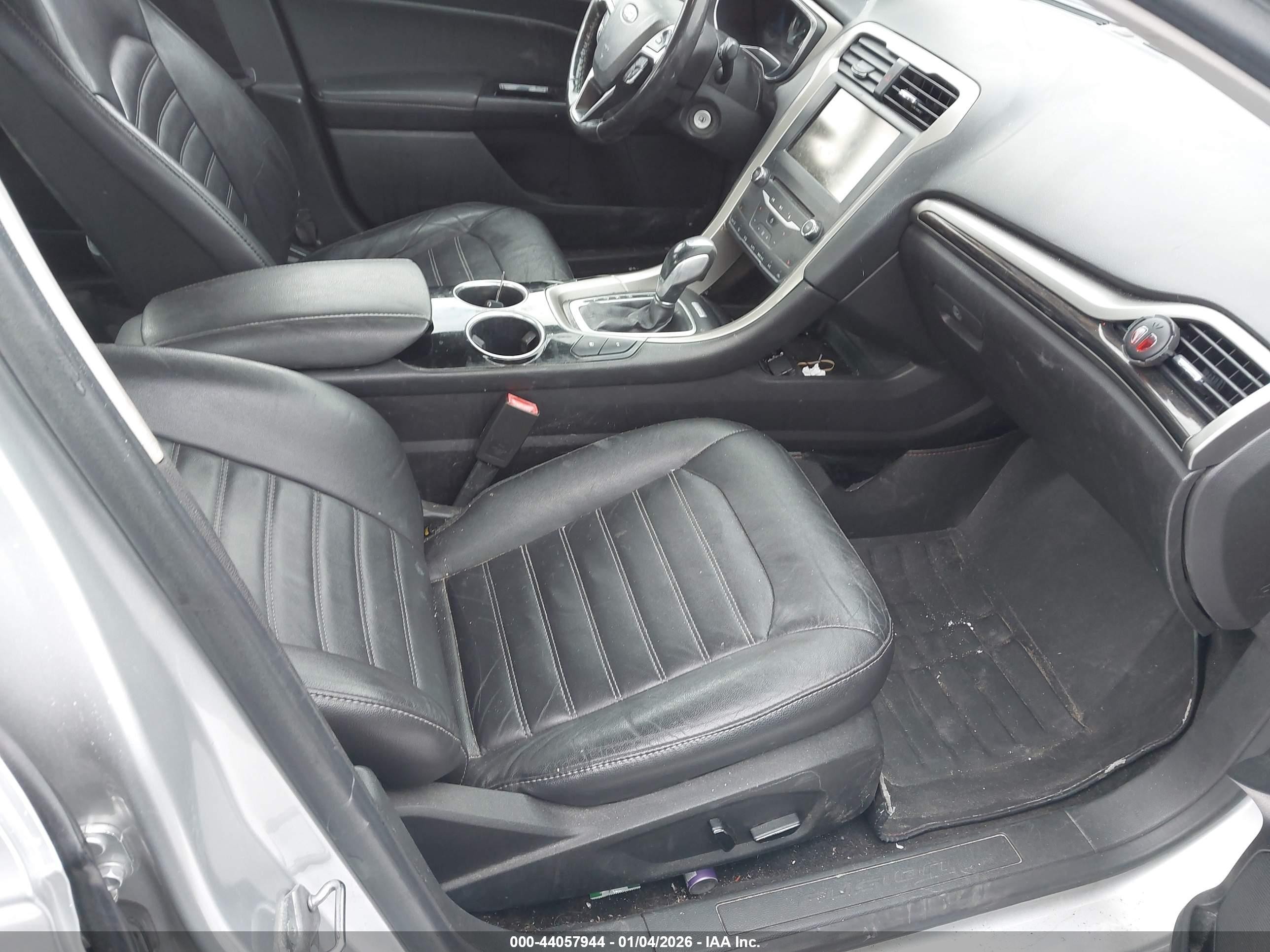 2013 Ford Fusion Energi Se Luxury Silver vin: 3FA6P0PU4DR246169