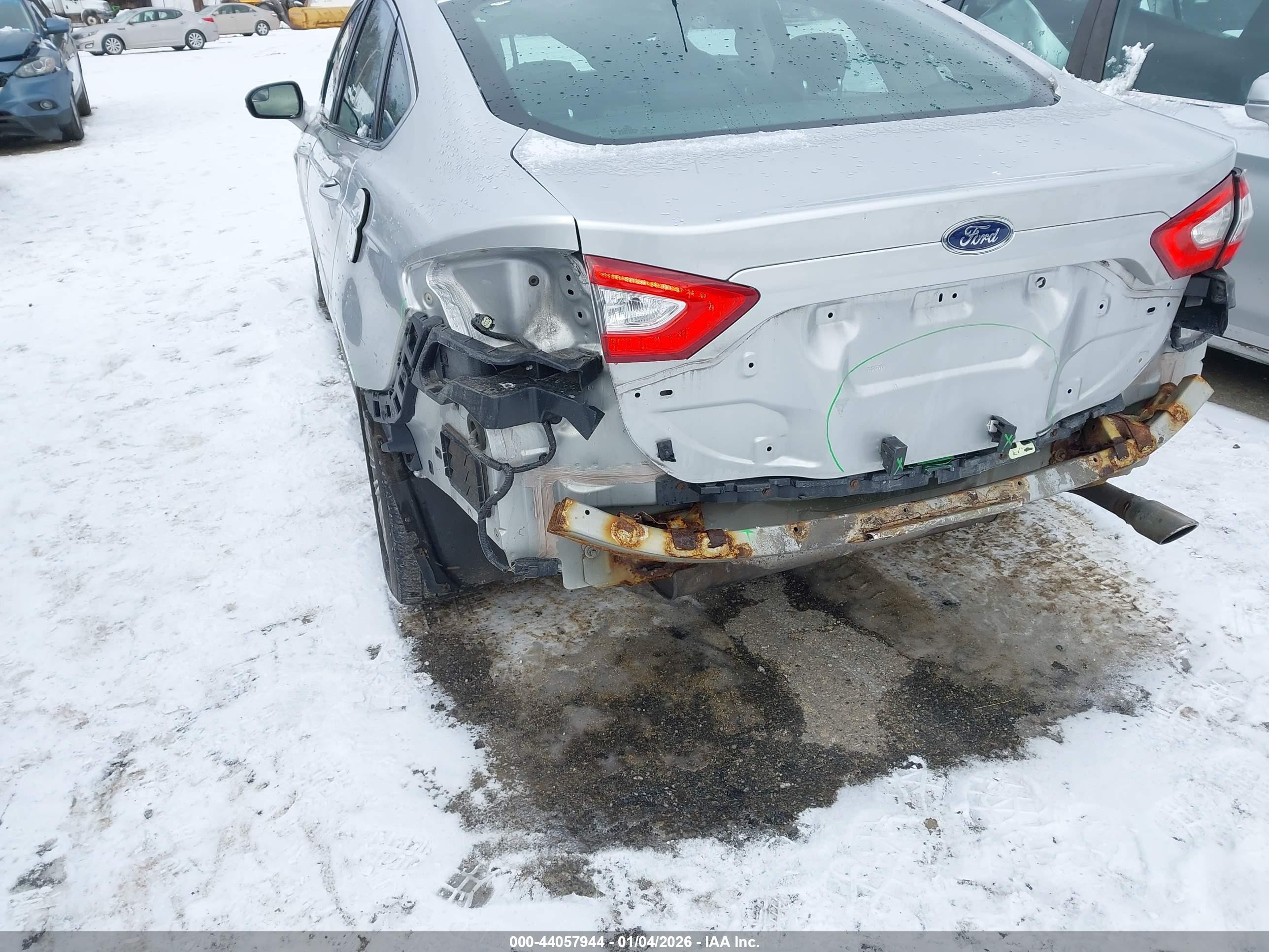 2013 Ford Fusion Energi Se Luxury Silver vin: 3FA6P0PU4DR246169