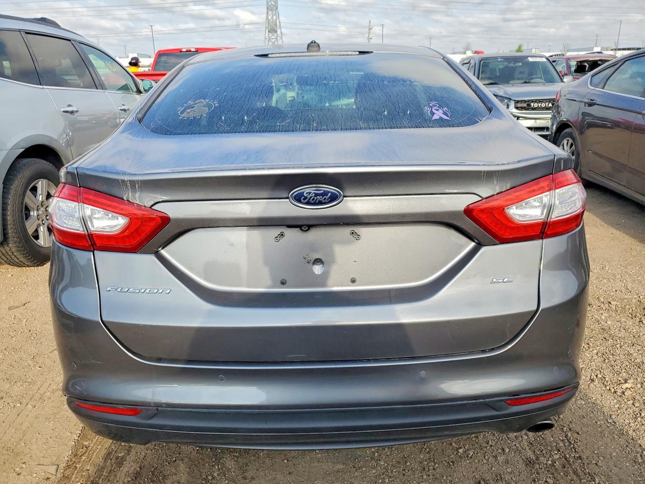 2013 Ford Fusion Se Phev Gray vin: 3FA6P0PU4DR319654