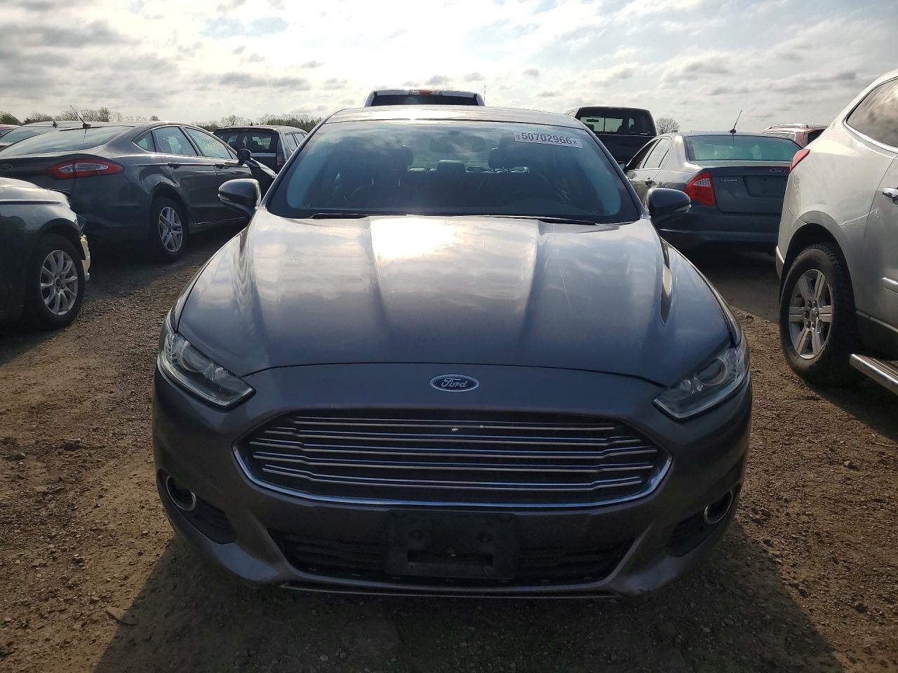 2013 Ford Fusion Se Phev Gray vin: 3FA6P0PU4DR319654