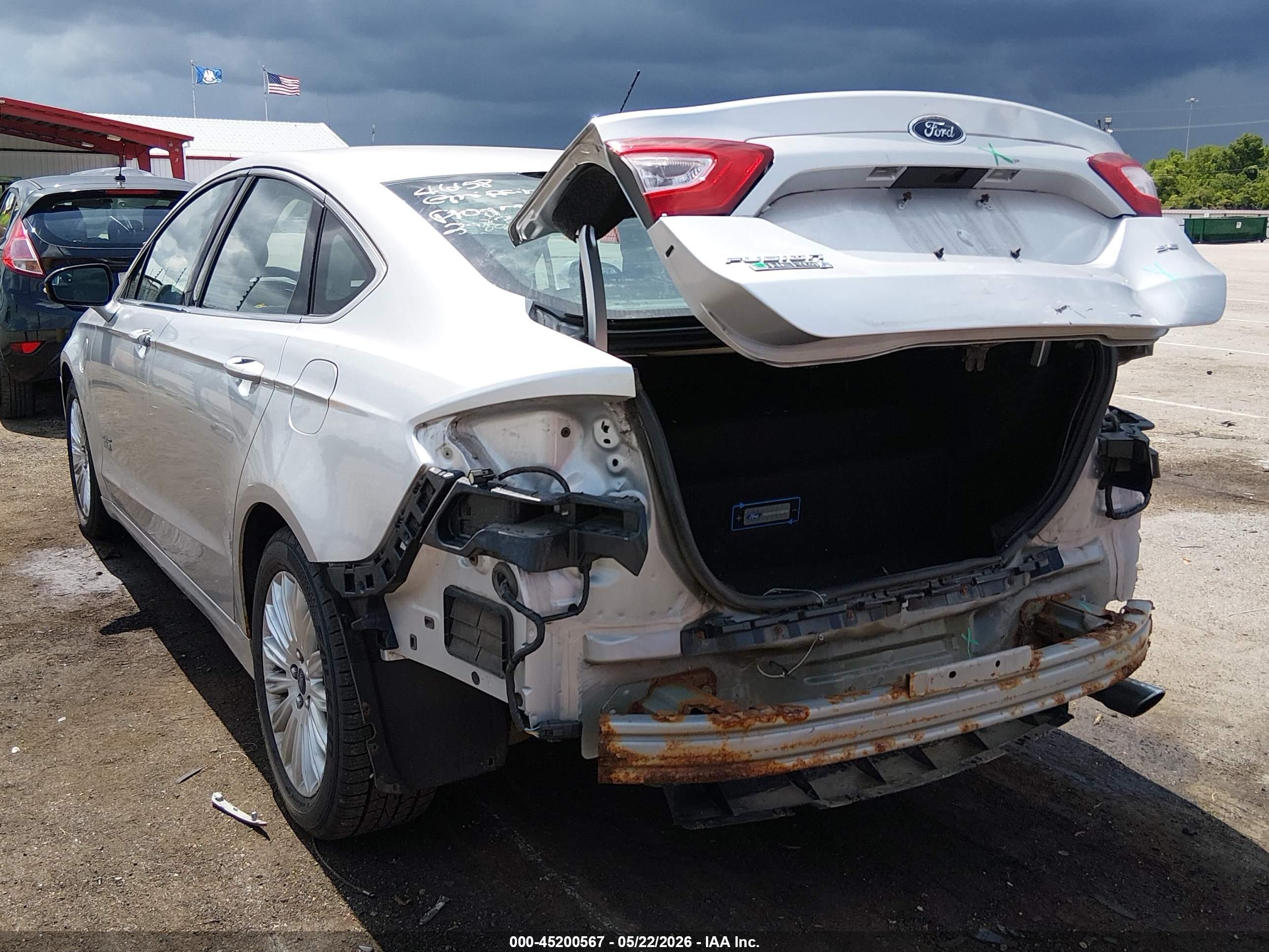 2013 Ford Fusion Energi Se Luxury Silver vin: 3FA6P0PU4DR365646