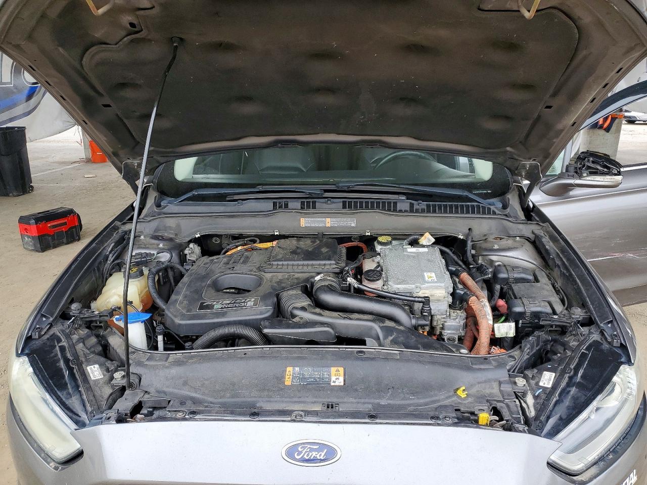 2014 Ford Fusion Se Phev Gray vin: 3FA6P0PU4ER122596