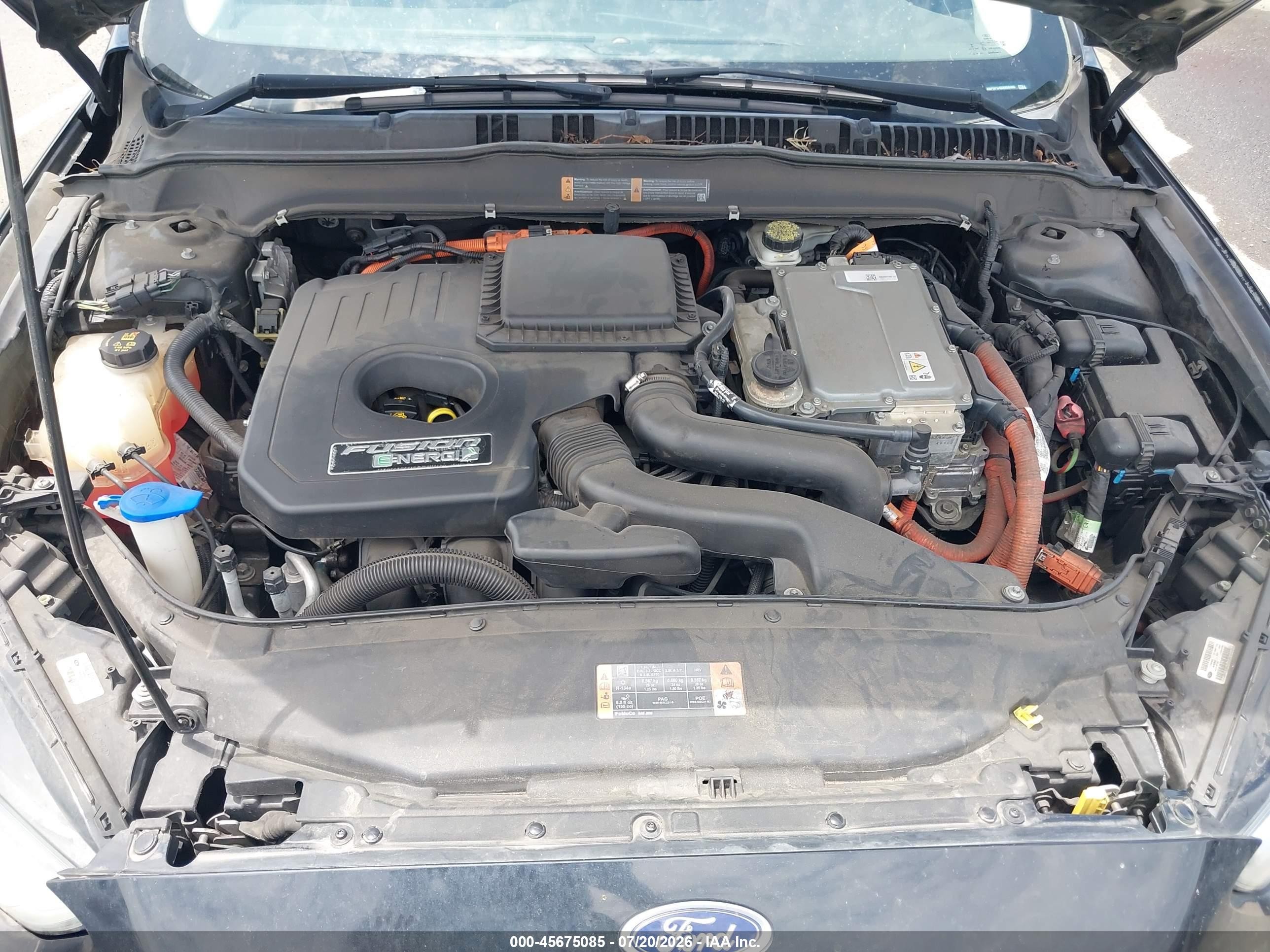2014 Ford Fusion Energi Se Luxury Black vin: 3FA6P0PU4ER356365