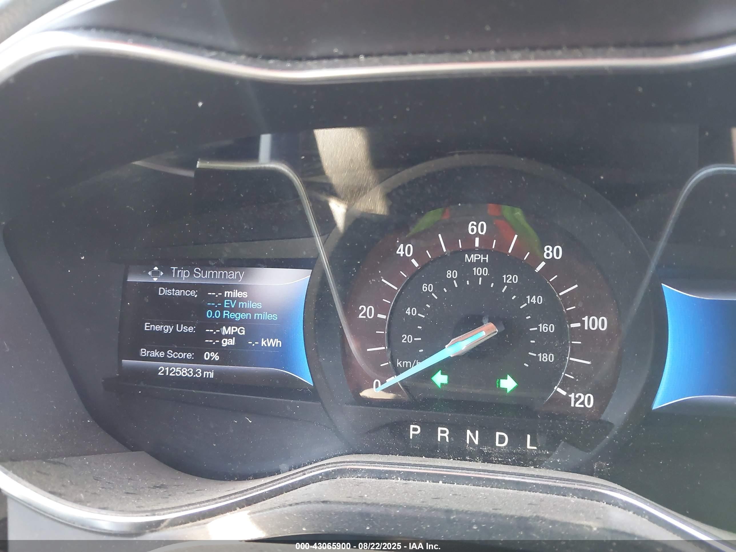 2013 Ford Fusion Energi Se Luxury Черный vin: 3FA6P0PU5DR235584