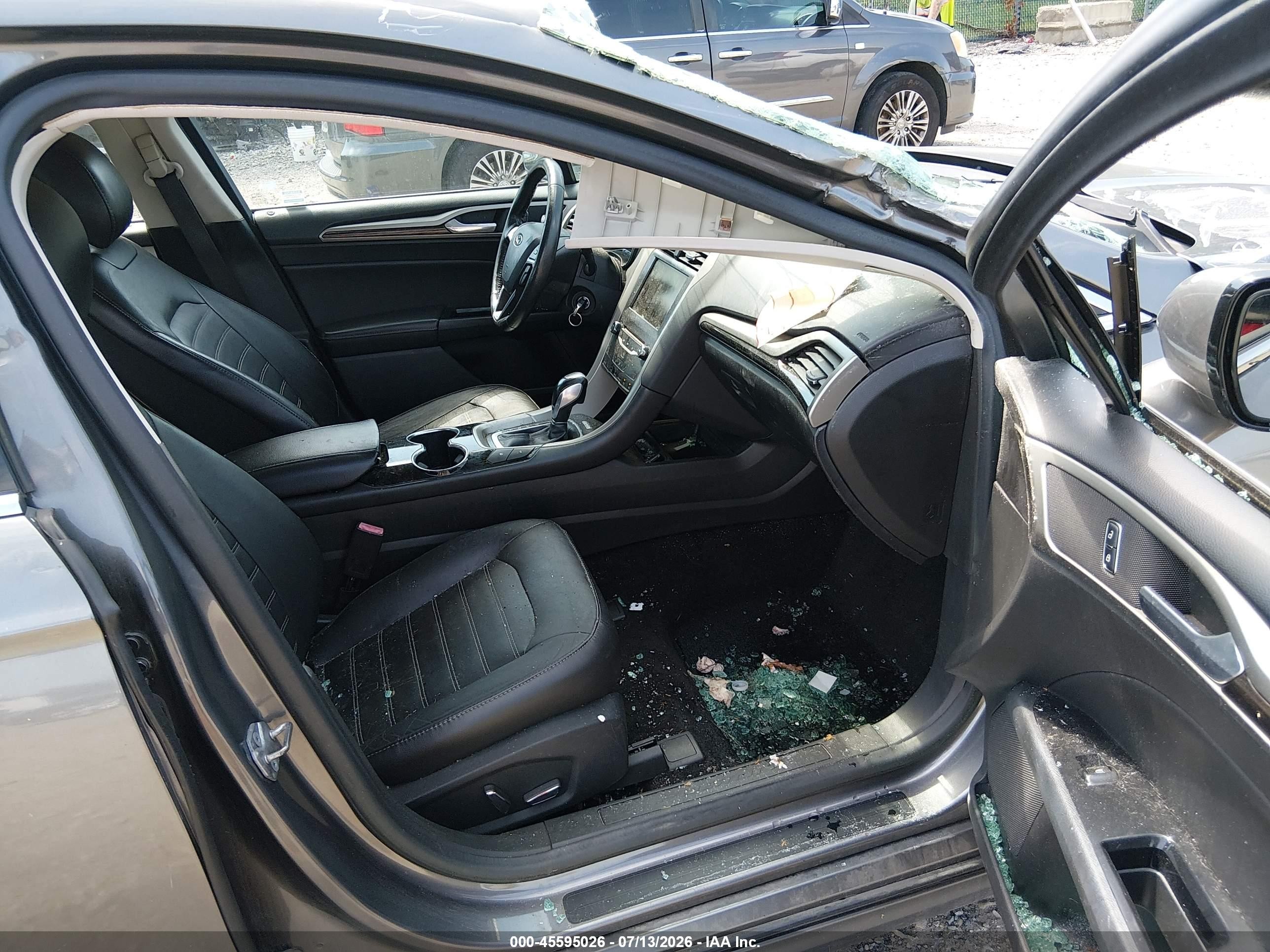 2014 Ford Fusion Energi Se Luxury Gray vin: 3FA6P0PU5ER372073