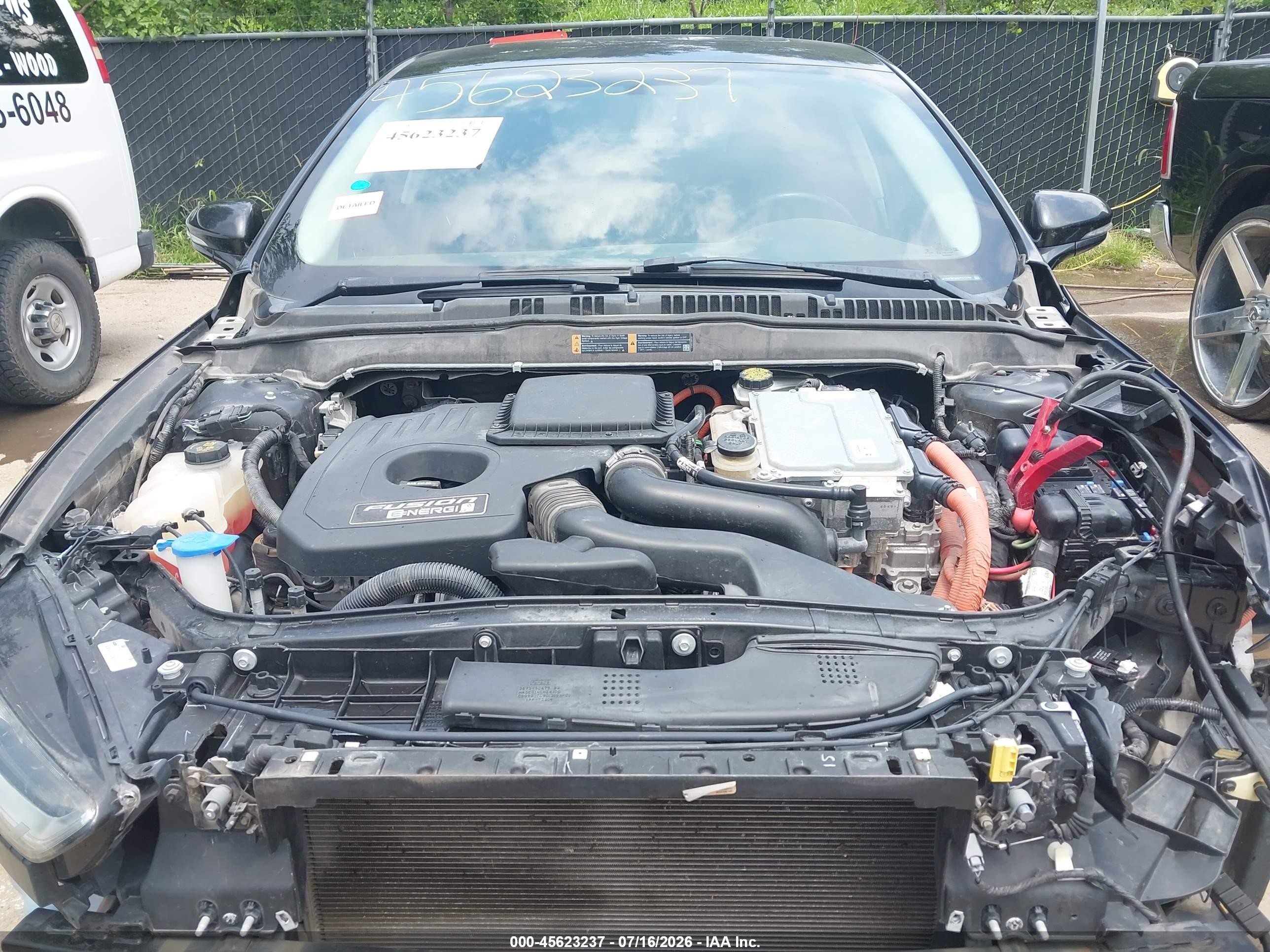 2013 Ford Fusion Energi Se Luxury Black vin: 3FA6P0PU6DR373702