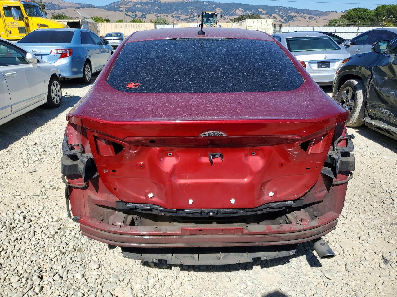 2014 Ford Fusion Se Phev Красный vin: 3FA6P0PU6ER269762