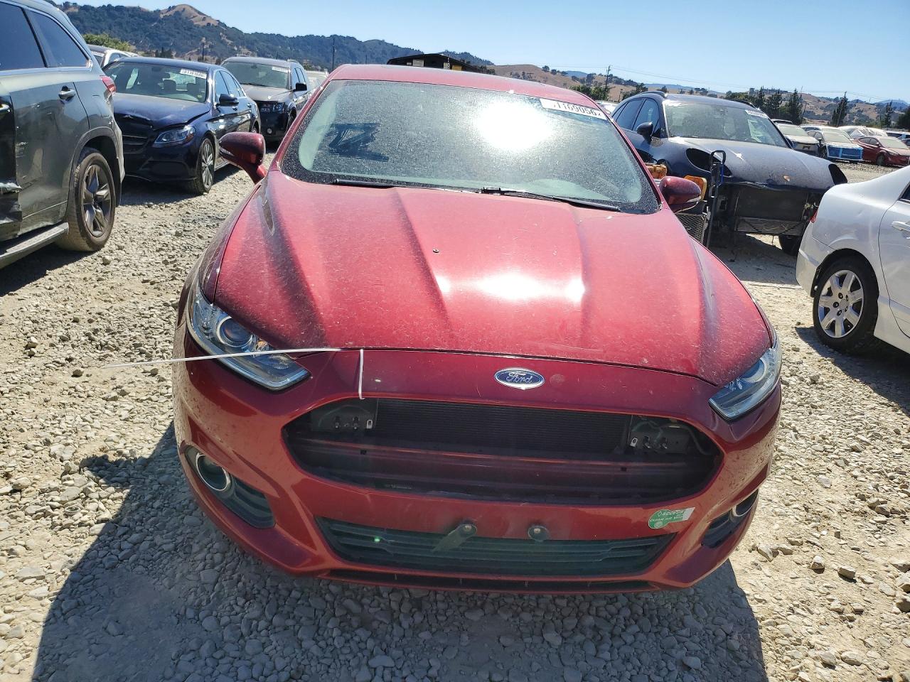 2014 Ford Fusion Se Phev Красный vin: 3FA6P0PU6ER269762