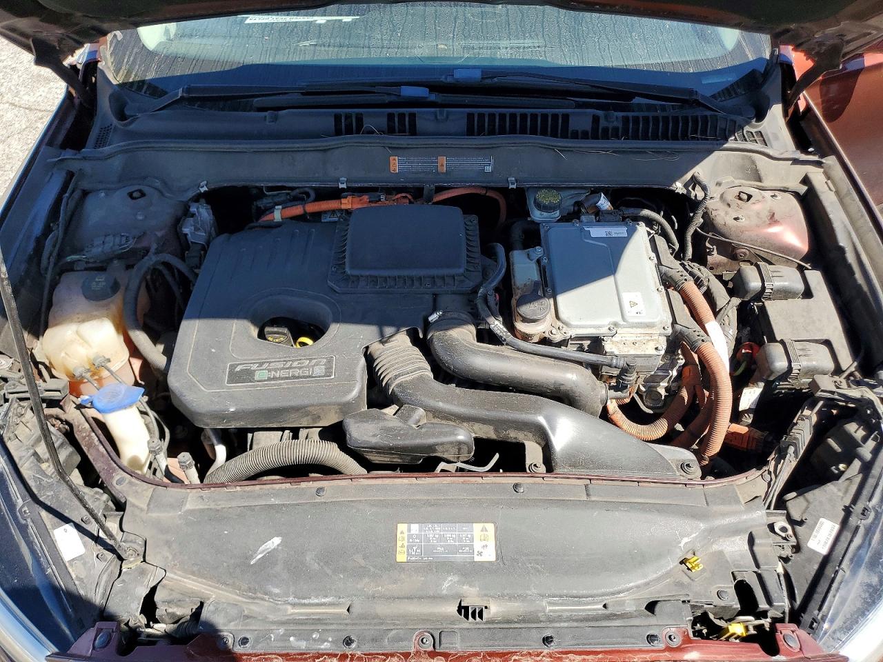 2016 Ford Fusion Se Phev Оранжевый vin: 3FA6P0PU6GR397535