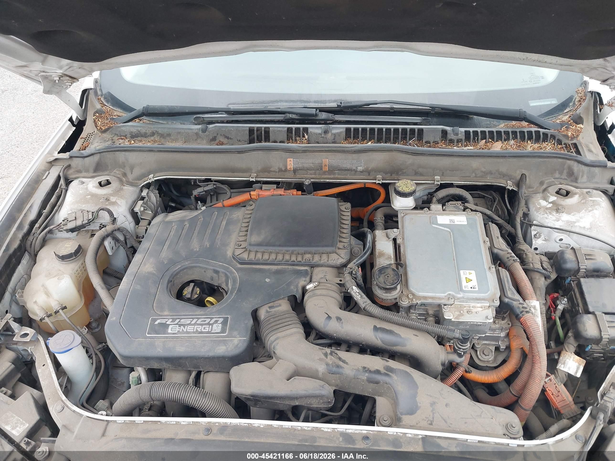 2018 Ford Fusion Energi Se Luxury White vin: 3FA6P0PU6JR143329