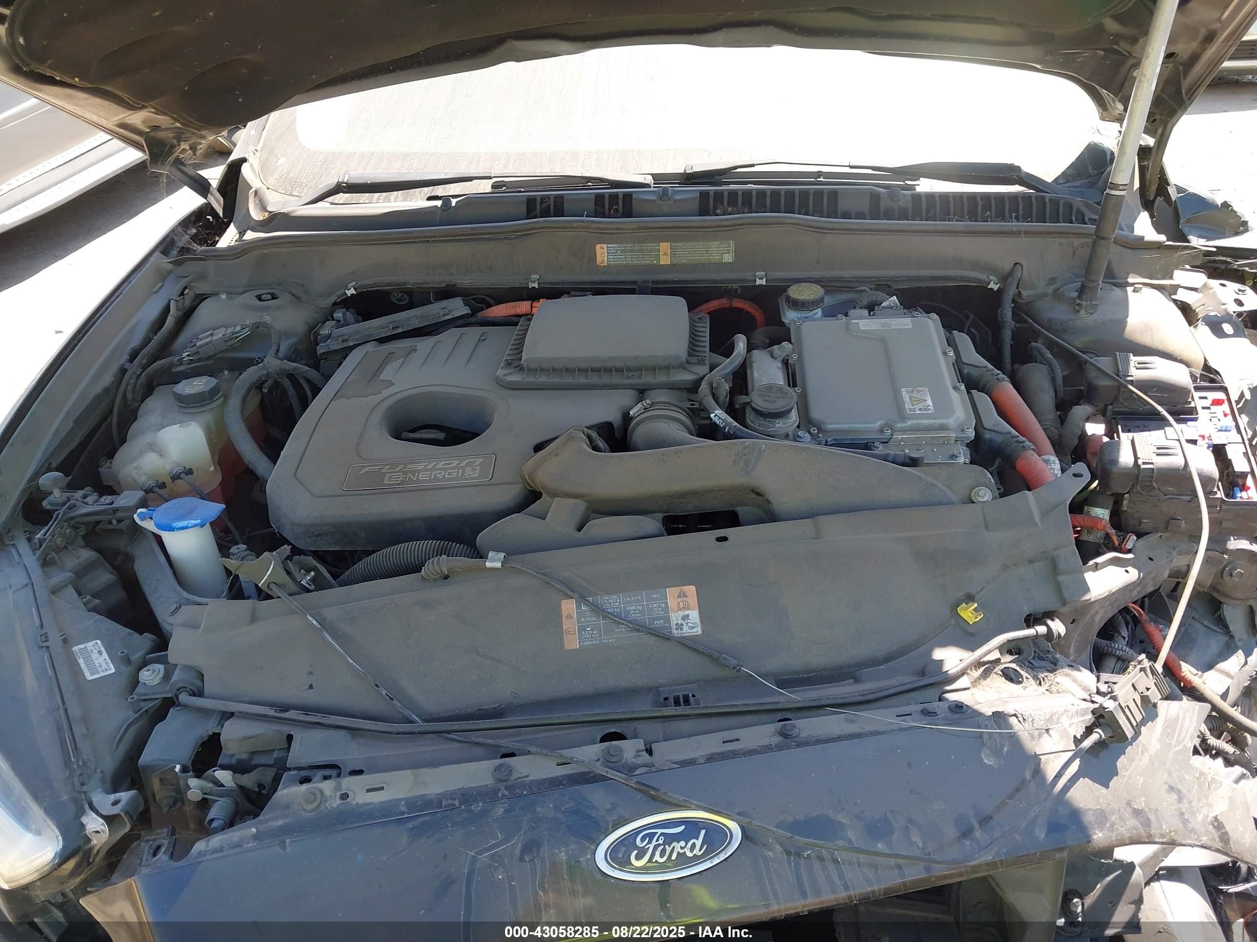 2013 Ford Fusion Energi Se Luxury Черный vin: 3FA6P0PU7DR273964