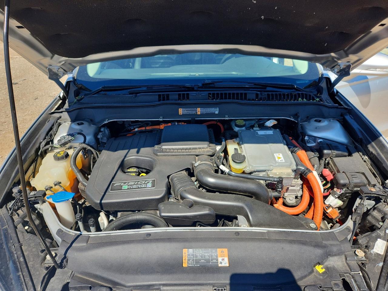 2014 Ford Fusion Se Phev Silver vin: 3FA6P0PU7ER219579