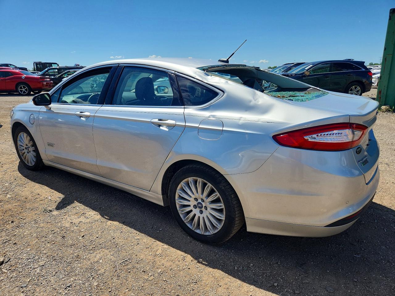 2014 Ford Fusion Se Phev Silver vin: 3FA6P0PU7ER219579