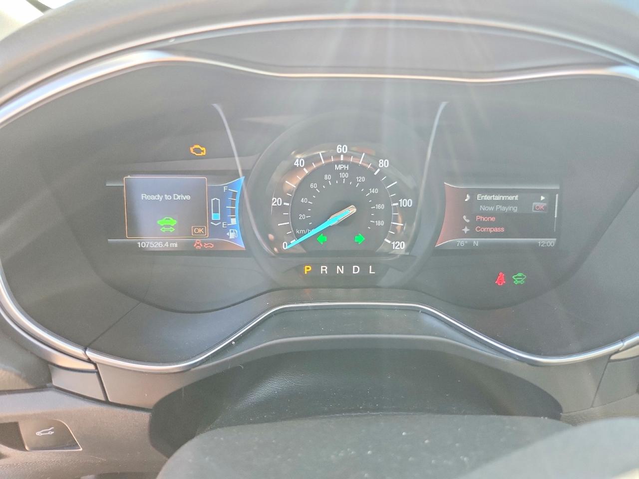 2014 Ford Fusion Se Phev Silver vin: 3FA6P0PU7ER219579