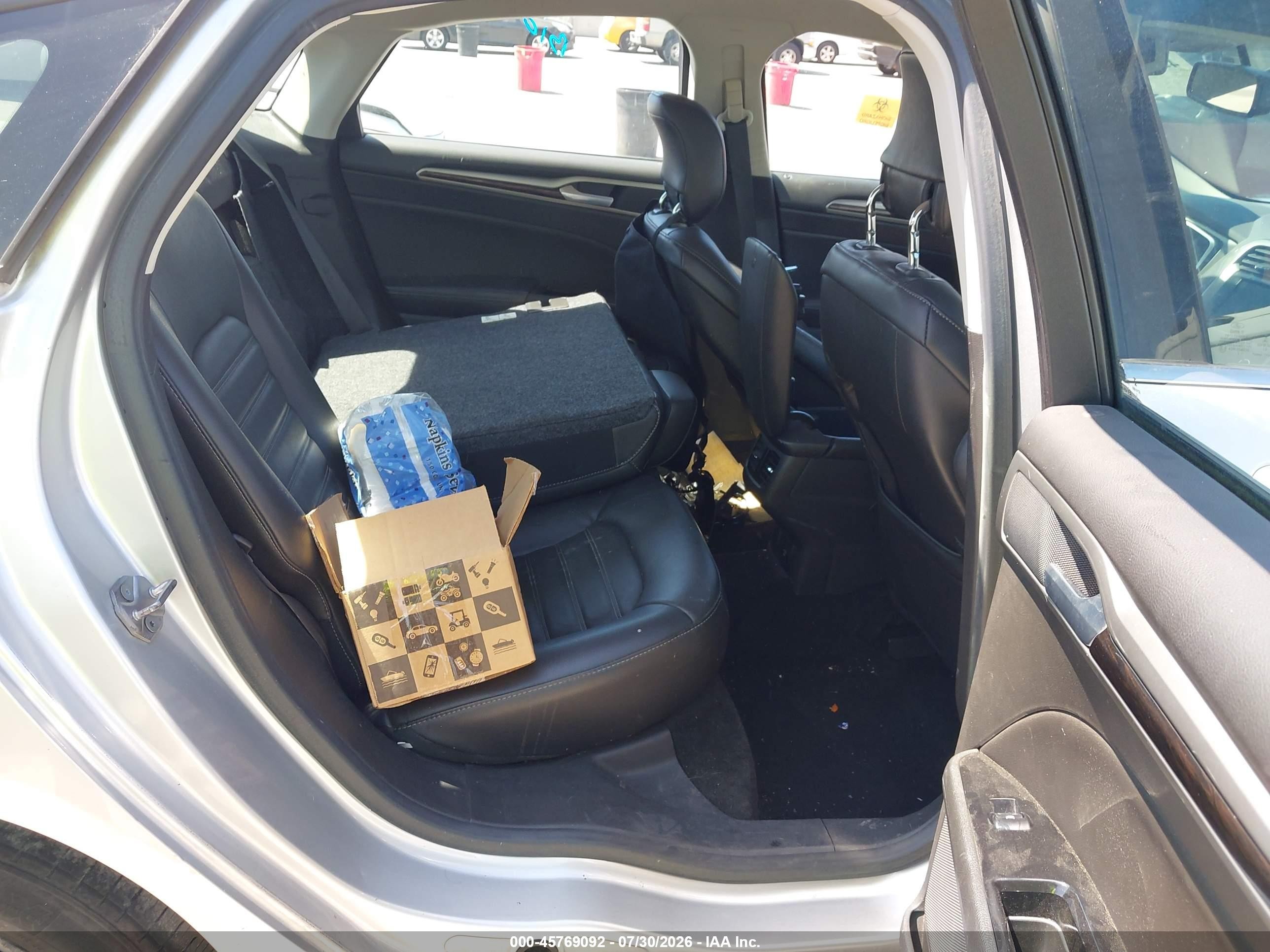 2014 Ford Fusion Energi Se Luxury Silver vin: 3FA6P0PU7ER246071