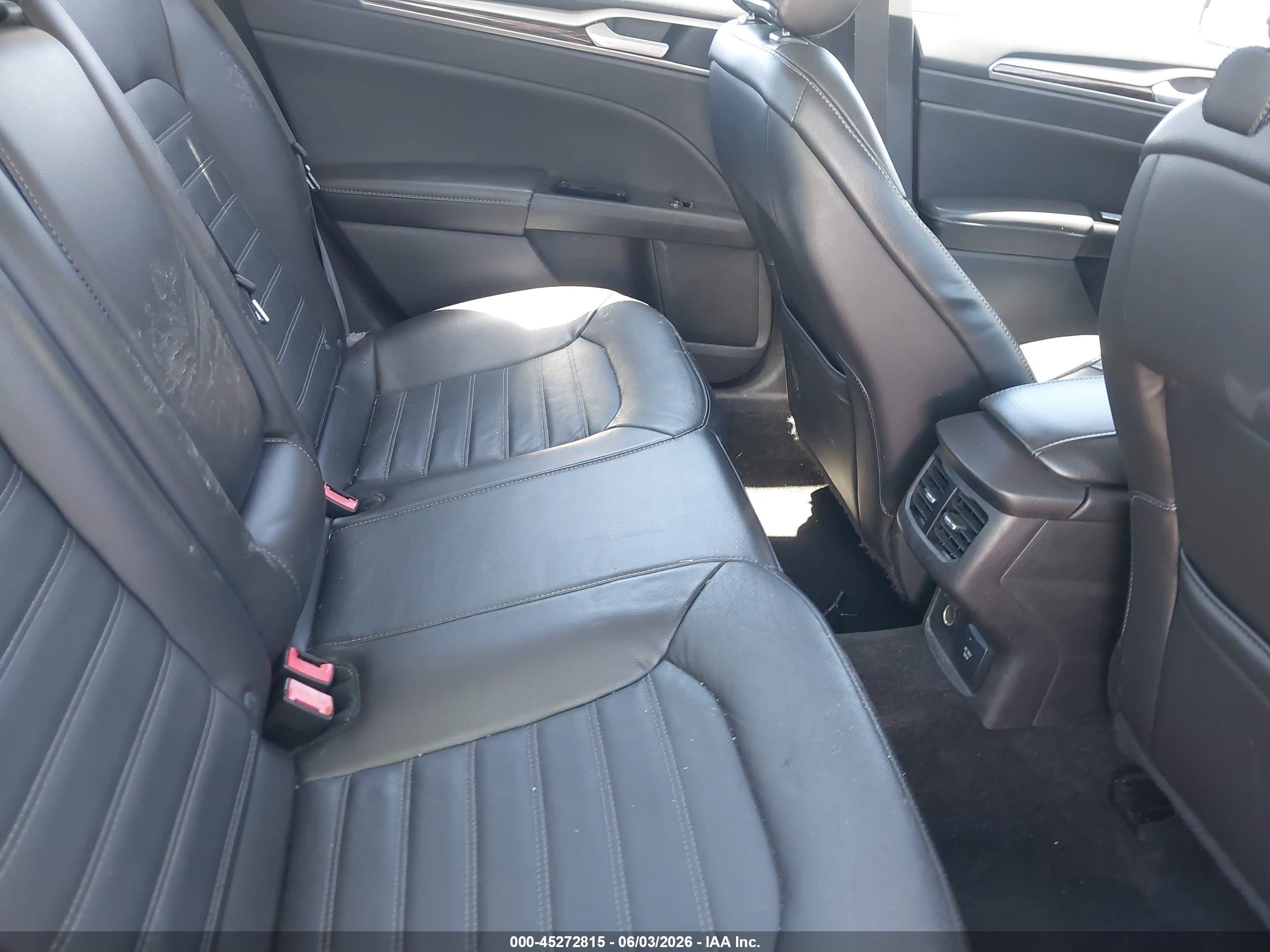 2015 Ford Fusion Energi Se Luxury Black vin: 3FA6P0PU7FR301801