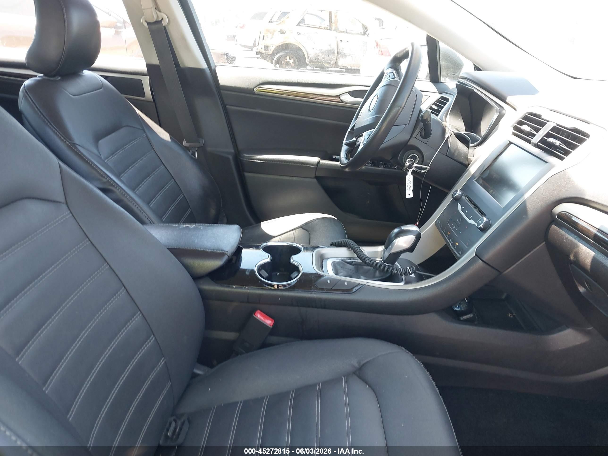 2015 Ford Fusion Energi Se Luxury Black vin: 3FA6P0PU7FR301801