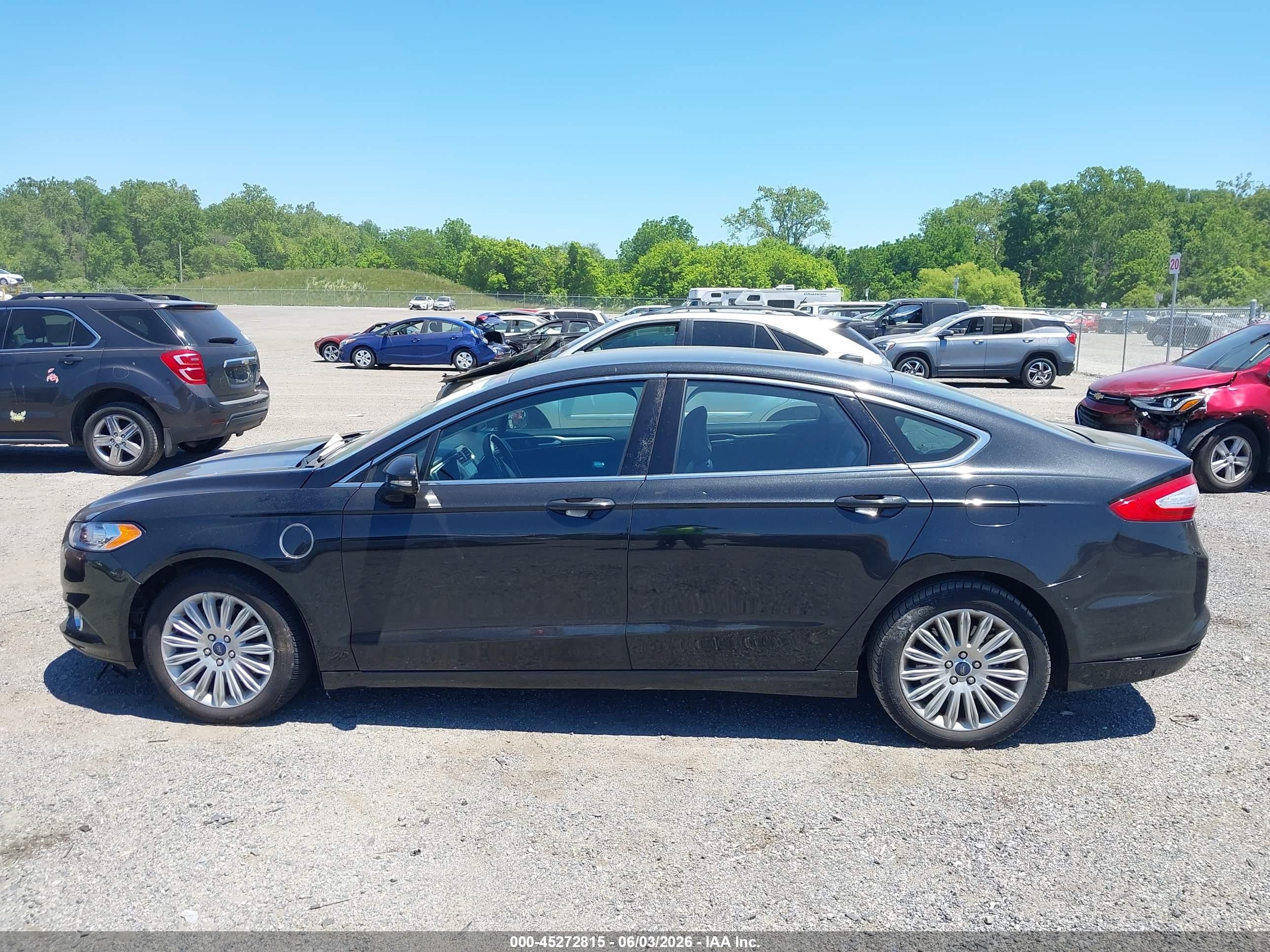 2015 Ford Fusion Energi Se Luxury Black vin: 3FA6P0PU7FR301801