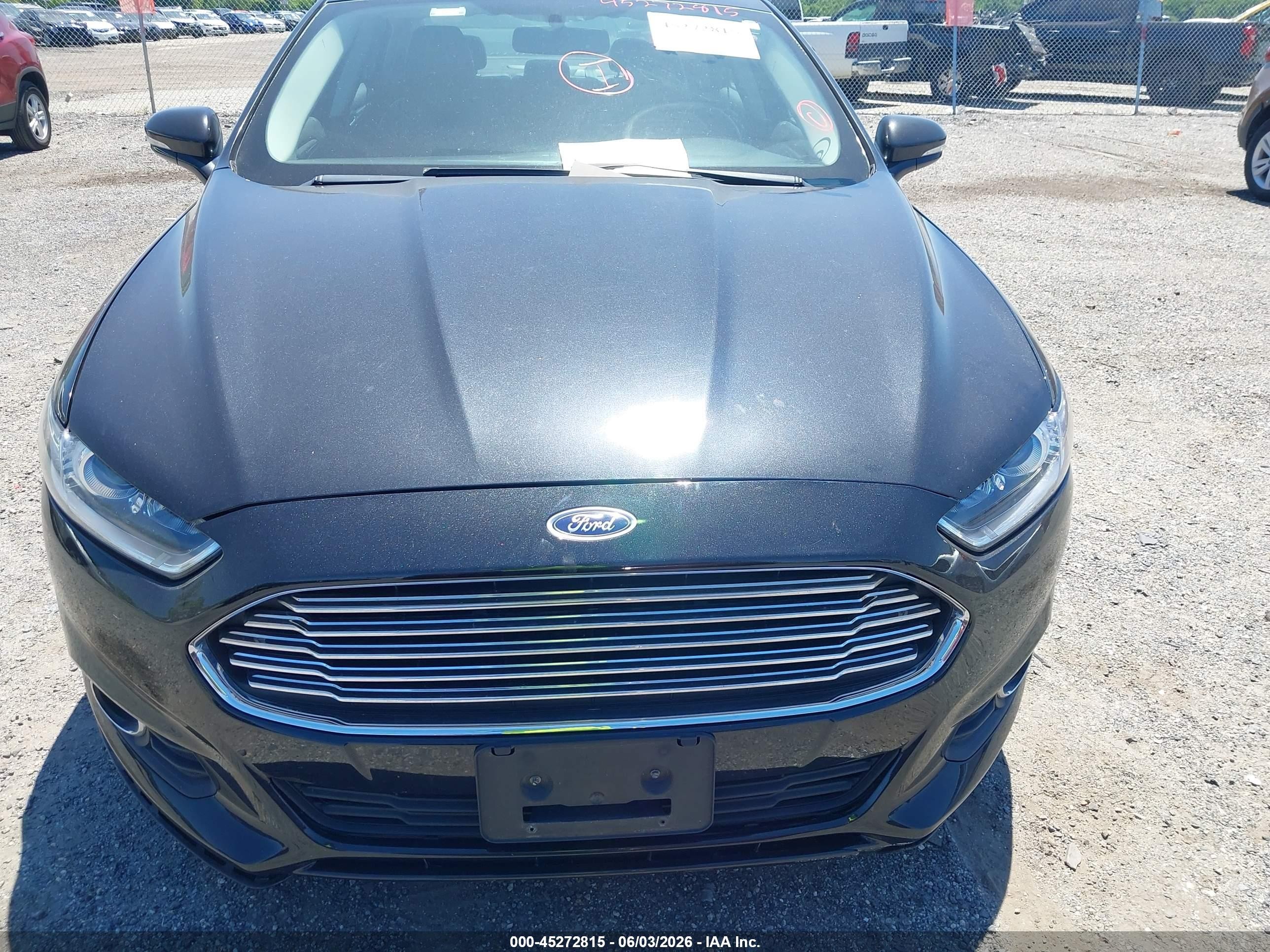 2015 Ford Fusion Energi Se Luxury Black vin: 3FA6P0PU7FR301801