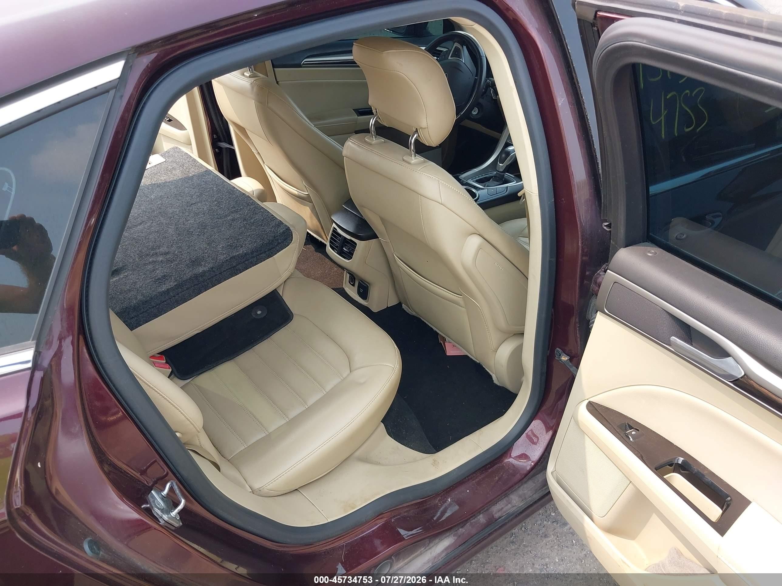 2013 Ford Fusion Energi Se Luxury Burgundy vin: 3FA6P0PU8DR252864