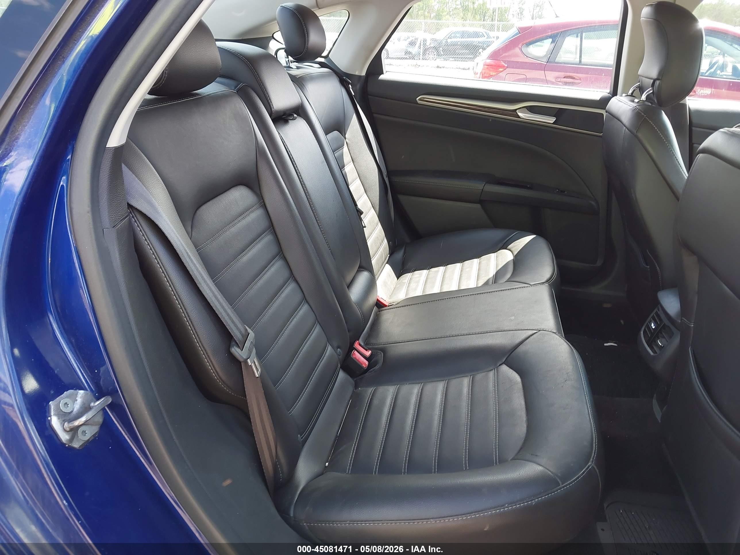 2013 Ford Fusion Energi Se Luxury Blue vin: 3FA6P0PU8DR285749