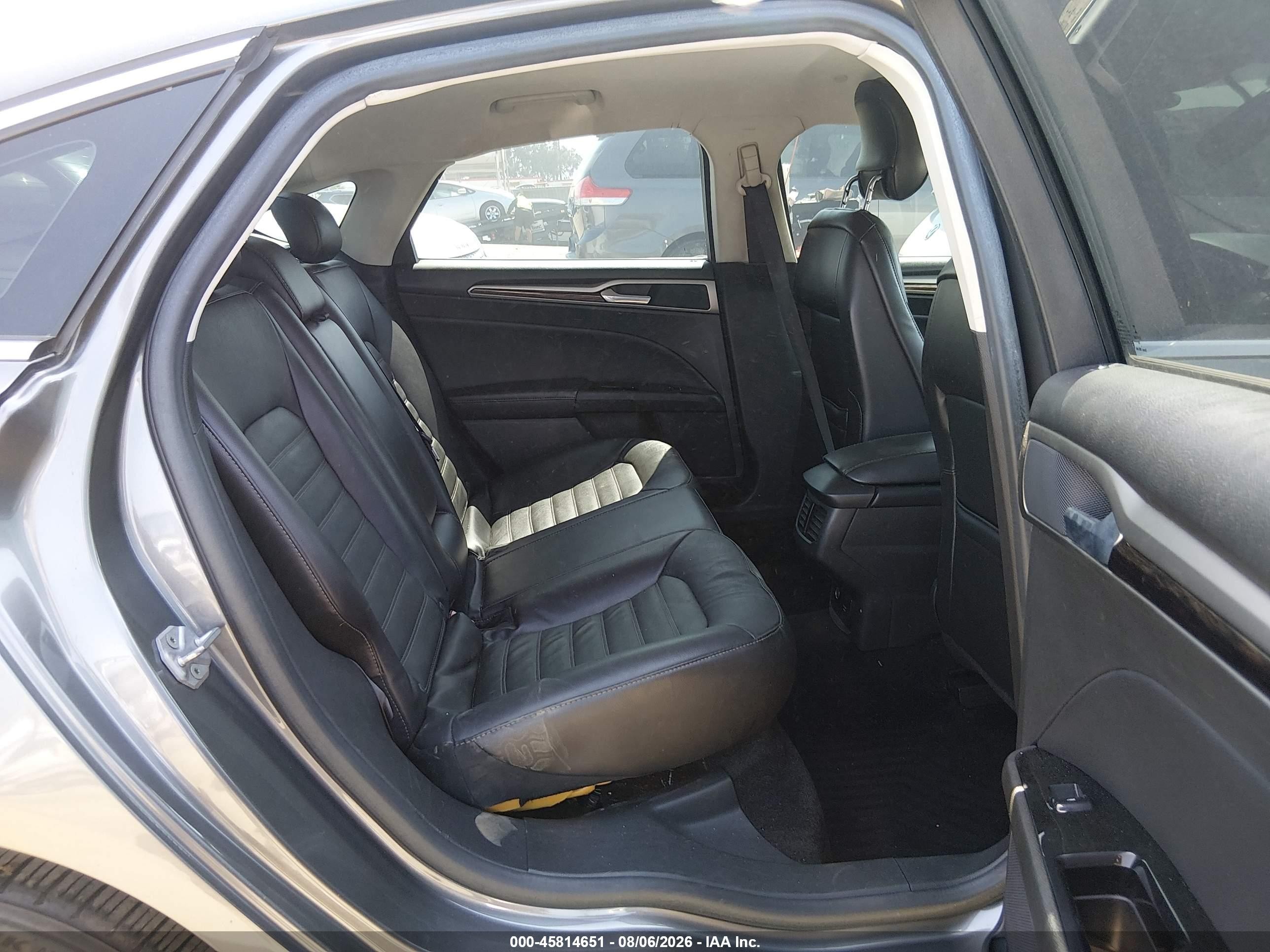 2014 Ford Fusion Energi Se Luxury Gray vin: 3FA6P0PU8ER177553