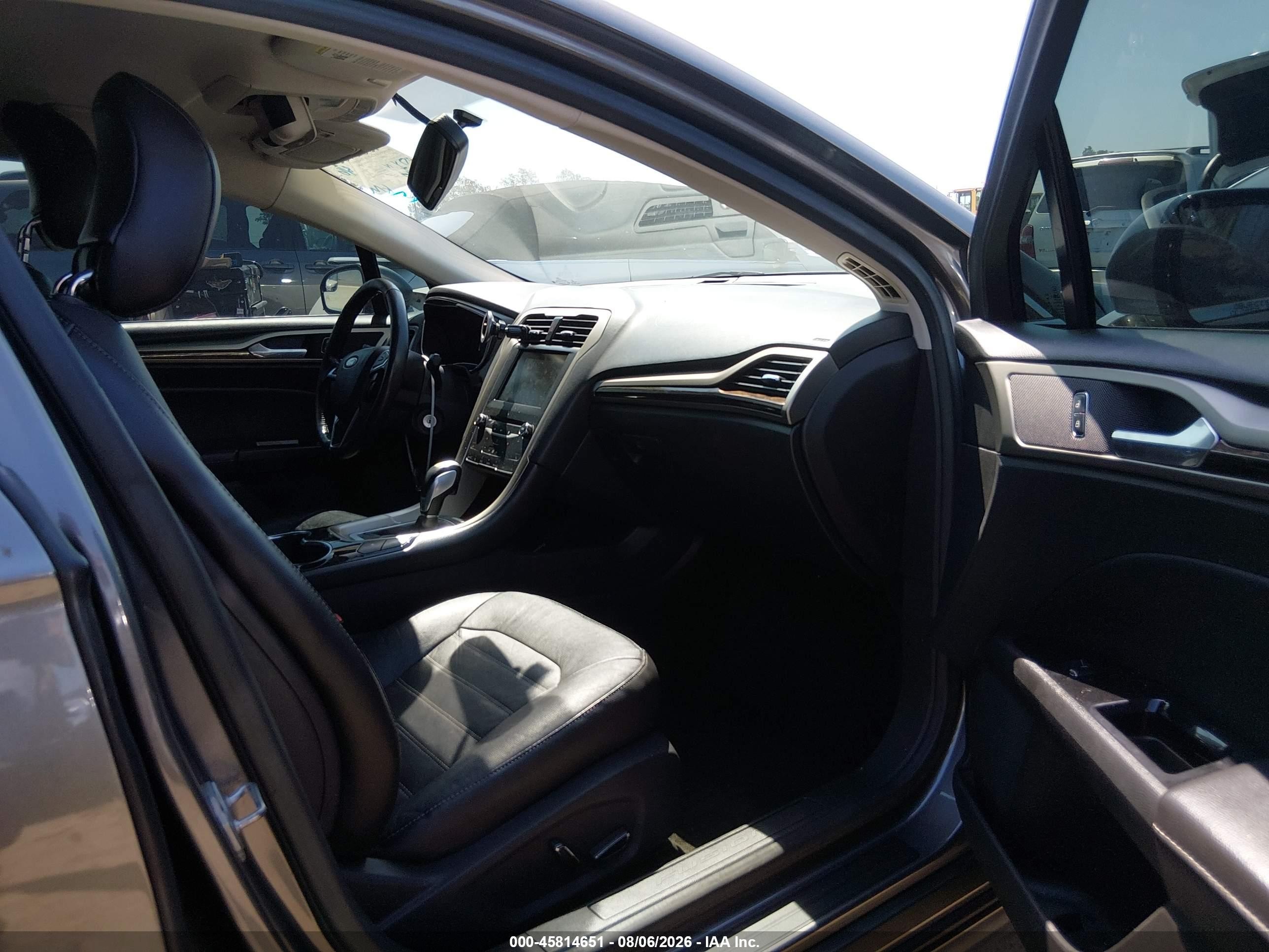 2014 Ford Fusion Energi Se Luxury Gray vin: 3FA6P0PU8ER177553