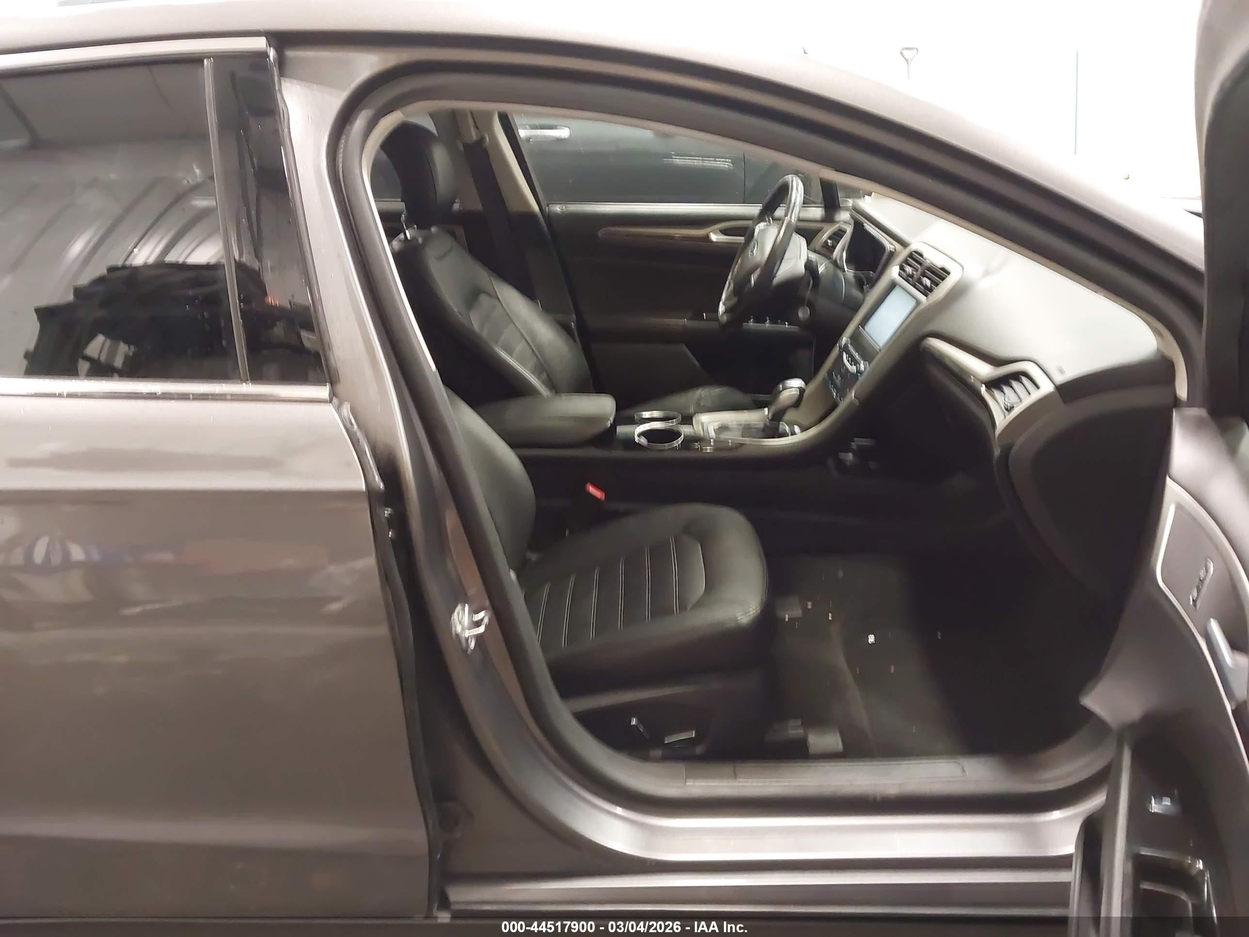 2013 Ford Fusion Energi Se Luxury Gray vin: 3FA6P0PU9DR254719