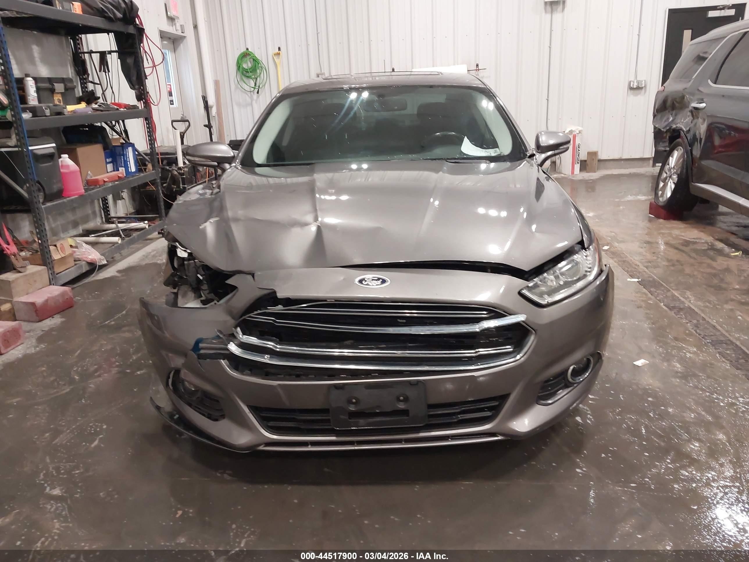 2013 Ford Fusion Energi Se Luxury Gray vin: 3FA6P0PU9DR254719