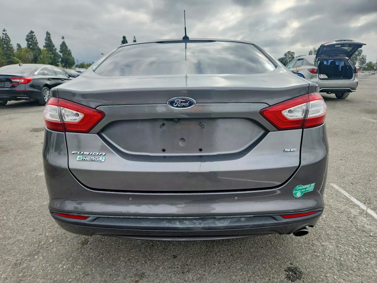 2013 Ford Fusion Se Phev Gray vin: 3FA6P0PU9DR300002