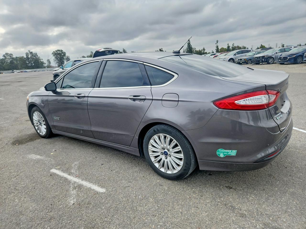 2013 Ford Fusion Se Phev Gray vin: 3FA6P0PU9DR300002