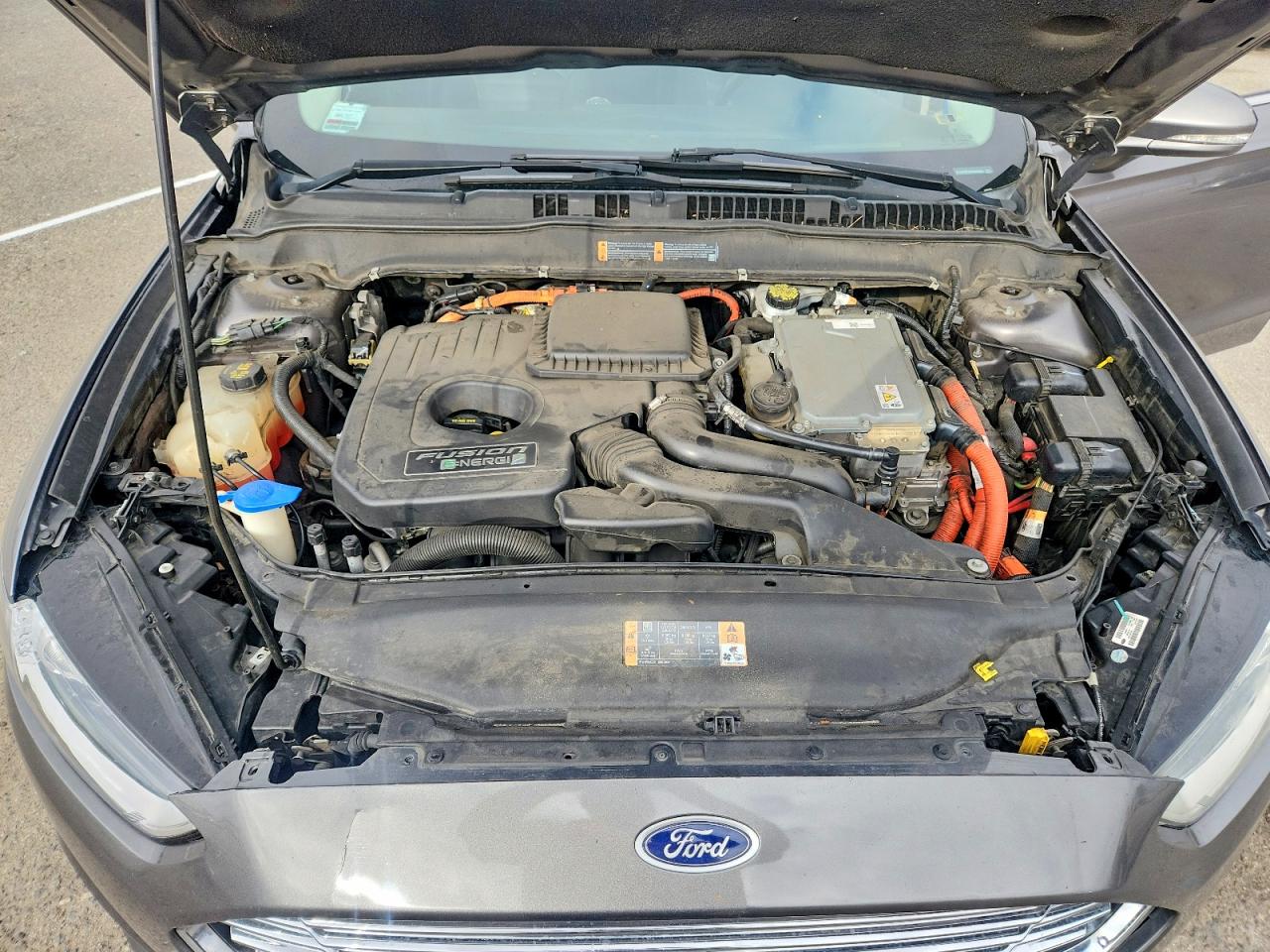 2013 Ford Fusion Se Phev Gray vin: 3FA6P0PU9DR300002