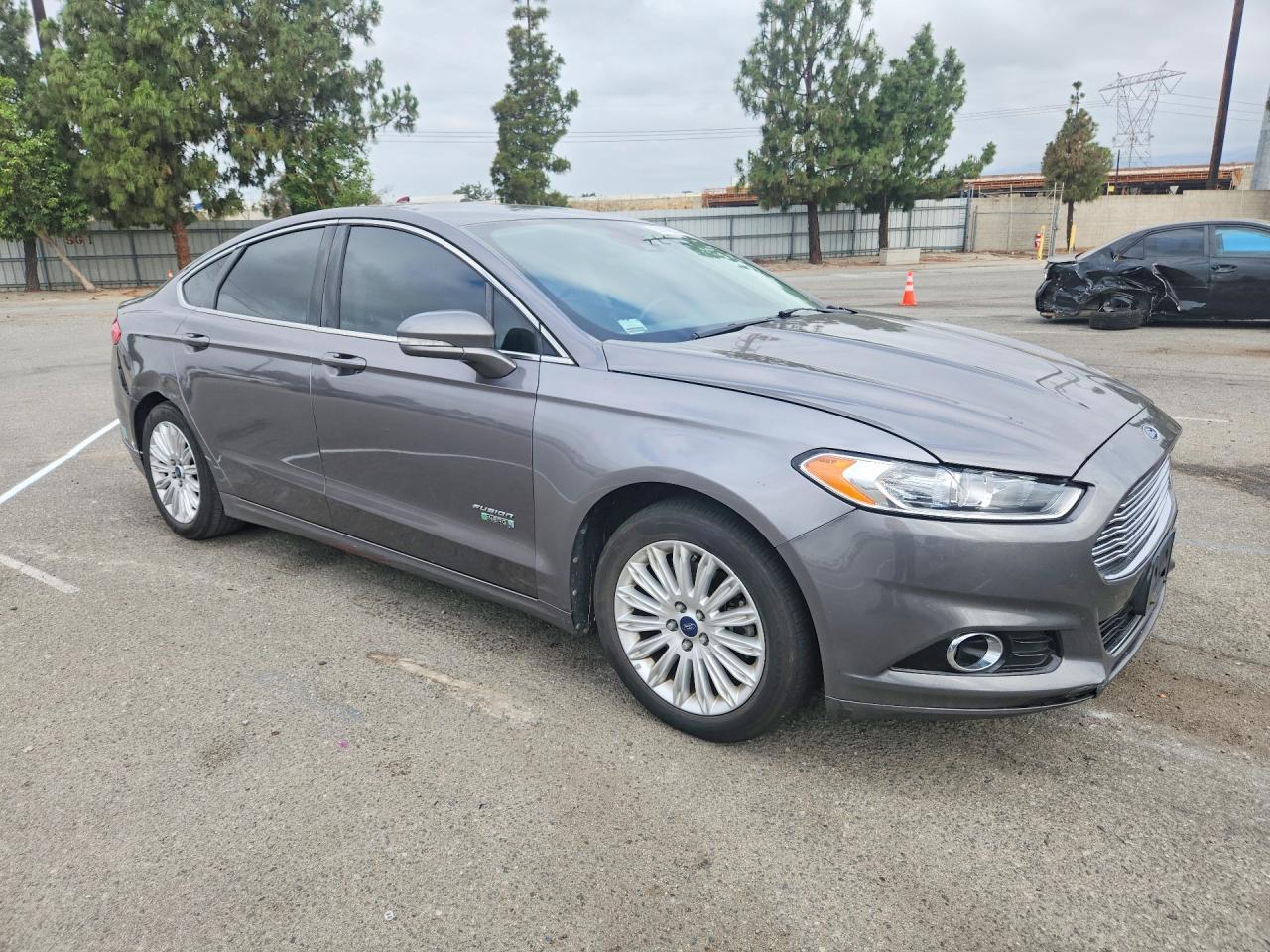 2013 Ford Fusion Se Phev Gray vin: 3FA6P0PU9DR300002