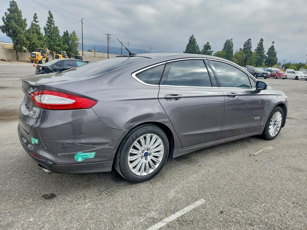 2013 Ford Fusion Se Phev Gray vin: 3FA6P0PU9DR300002