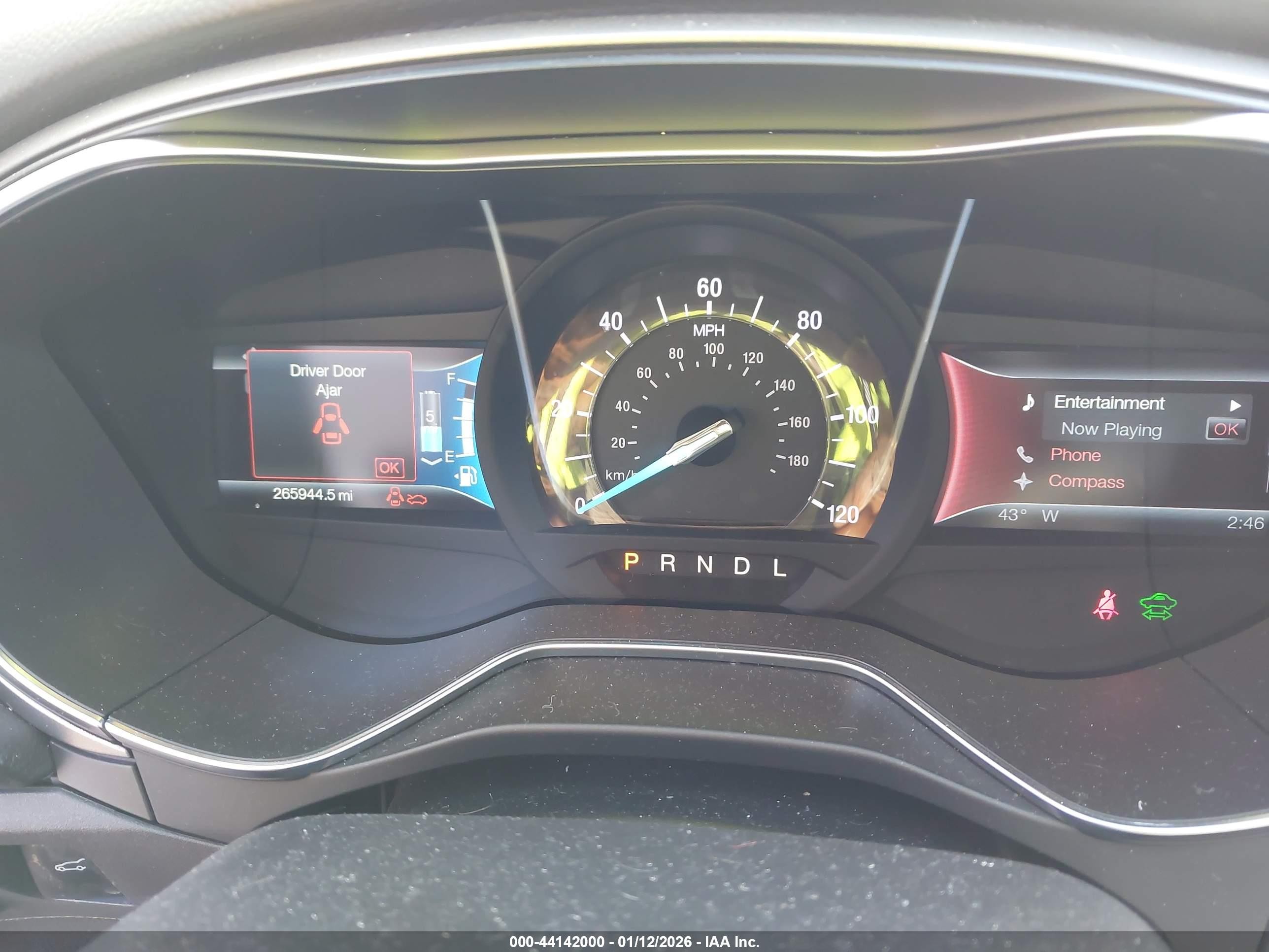 2013 Ford Fusion Energi Se Luxury White vin: 3FA6P0PU9DR351404