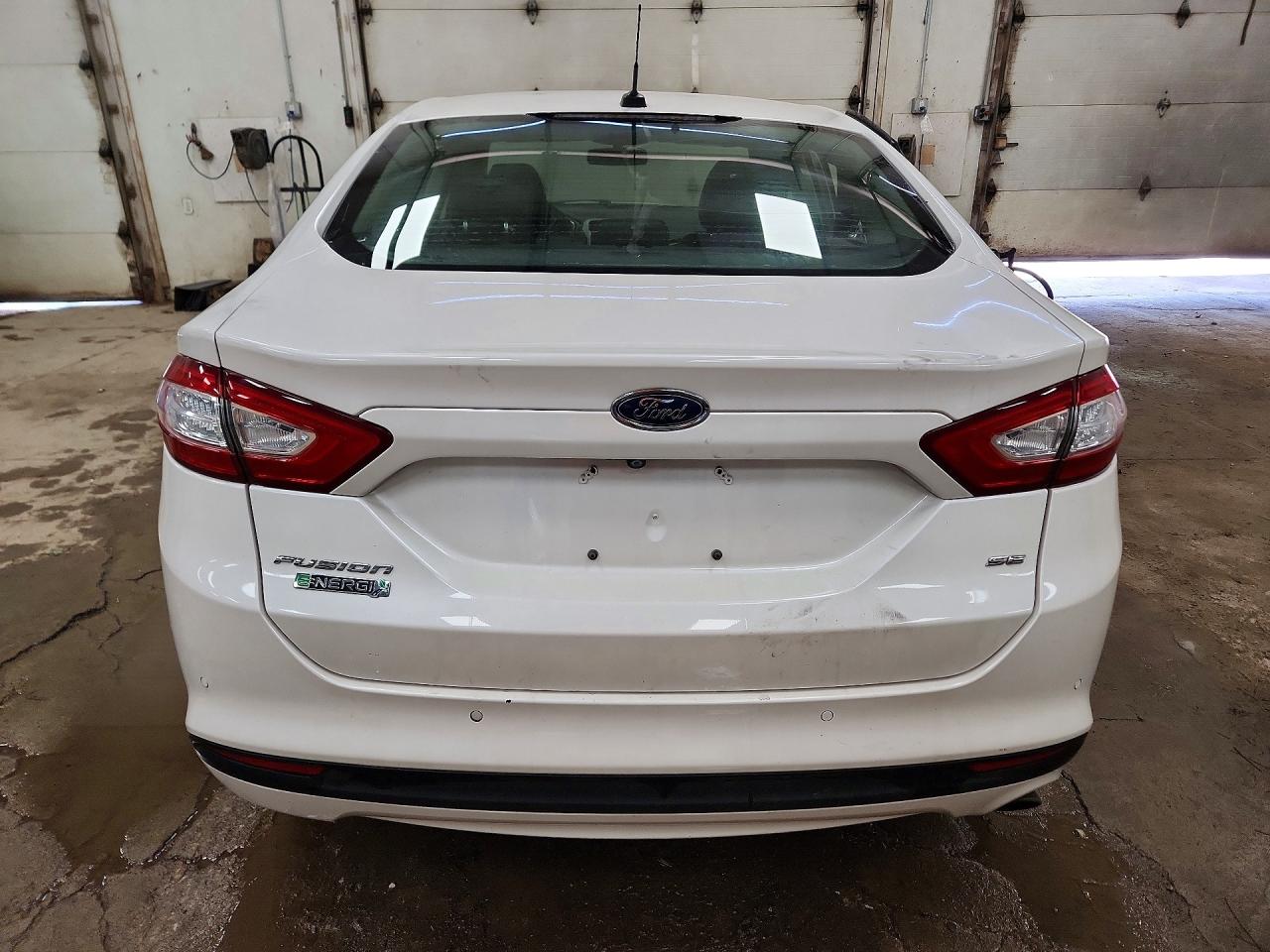 2015 Ford Fusion Se Phev White vin: 3FA6P0PU9FR200890
