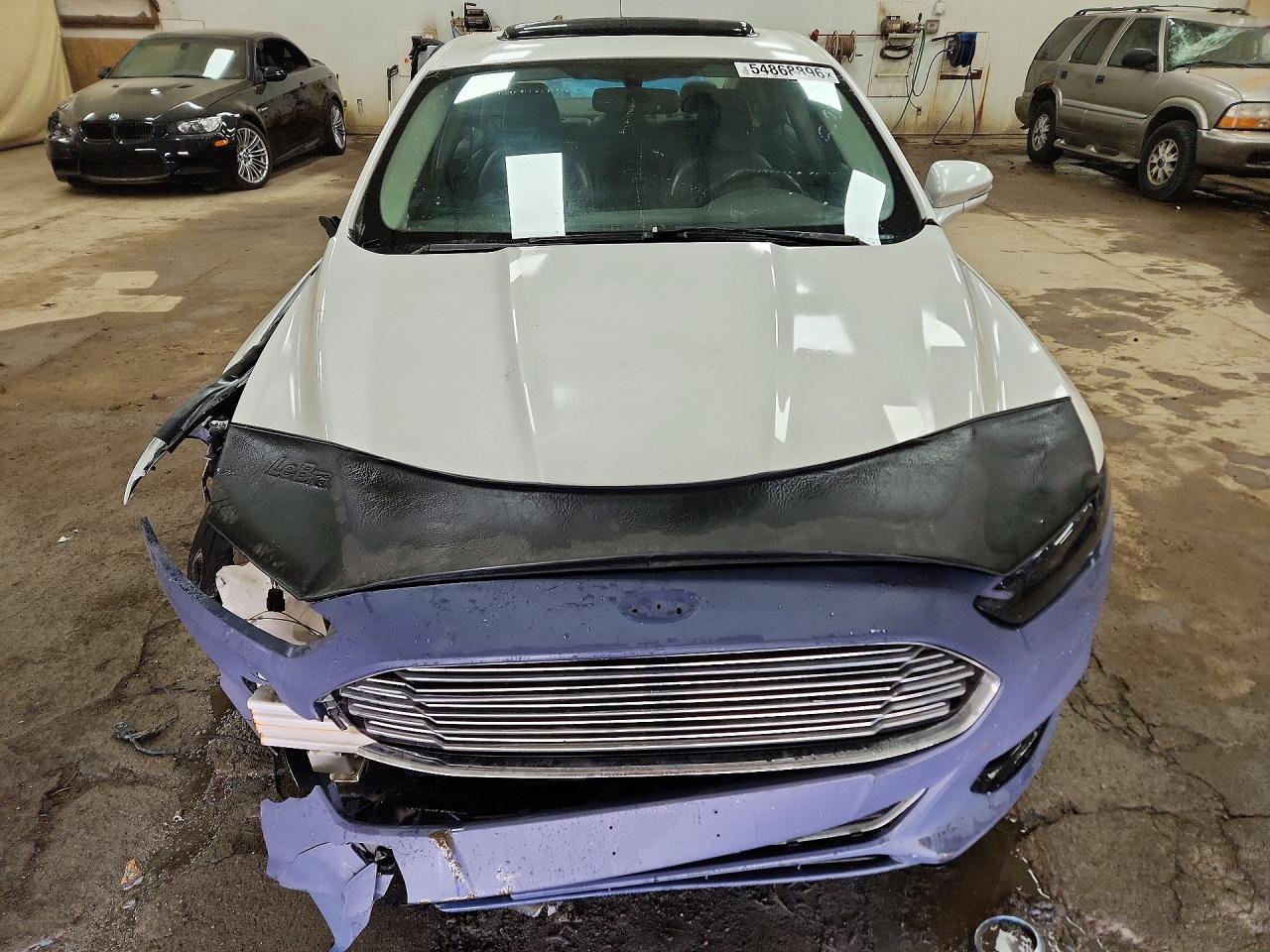 2015 Ford Fusion Se Phev White vin: 3FA6P0PU9FR200890