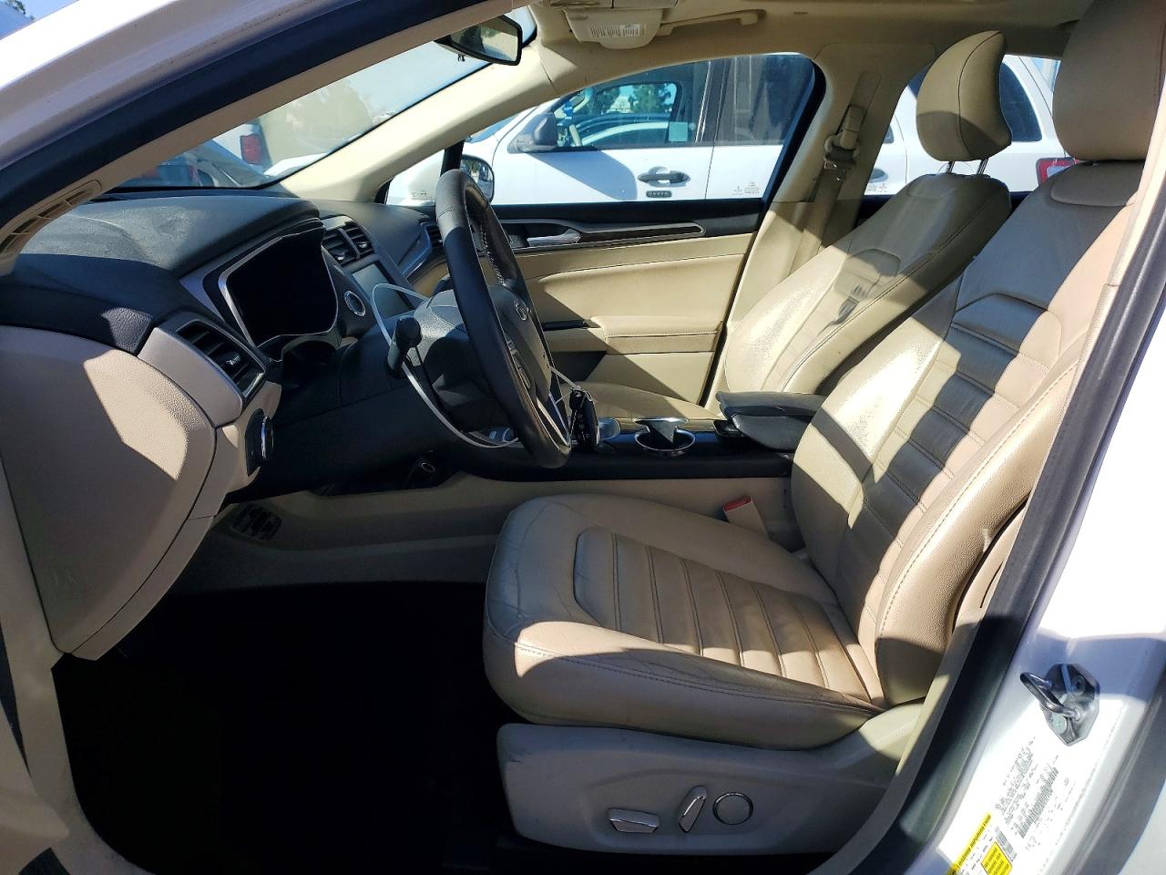 2015 Ford Fusion White vin: 3FA6P0PU9FR264508